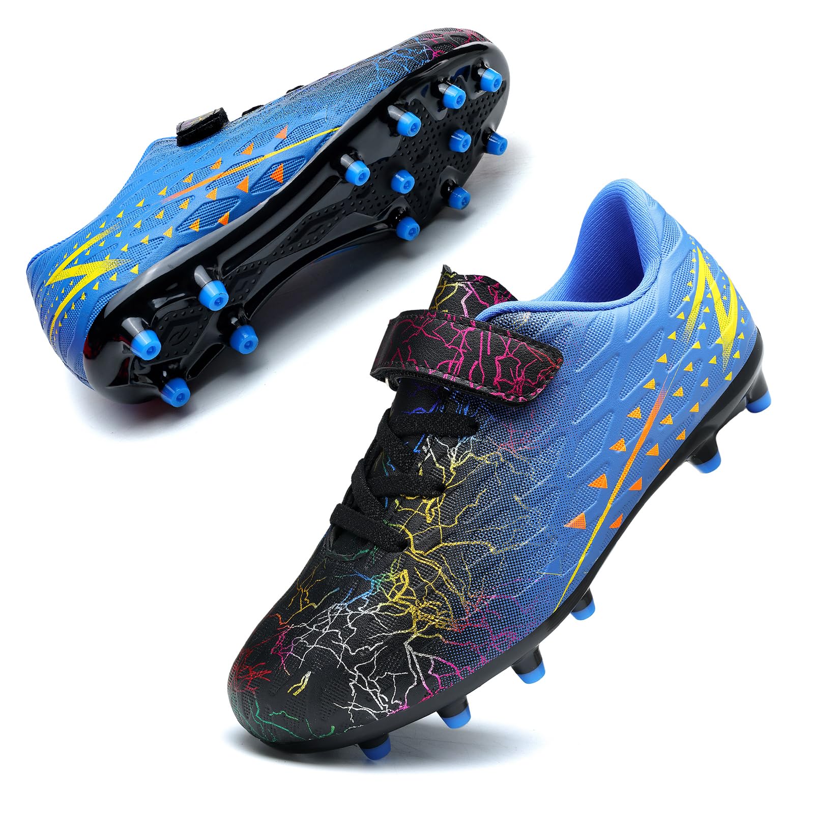 Football Boots Boys Kids Girls FG/AG Football Athletics Training Sports Running Shoes Occupation Competition Teens Indoor Outdoor Cleats Sneakers for Unisex-image-46