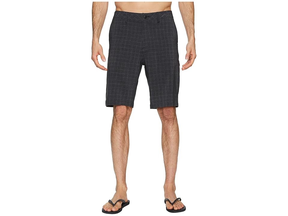 

Quiksilver Union Plaid Amphibian 21 Walkshorts (Black) Men's Shorts