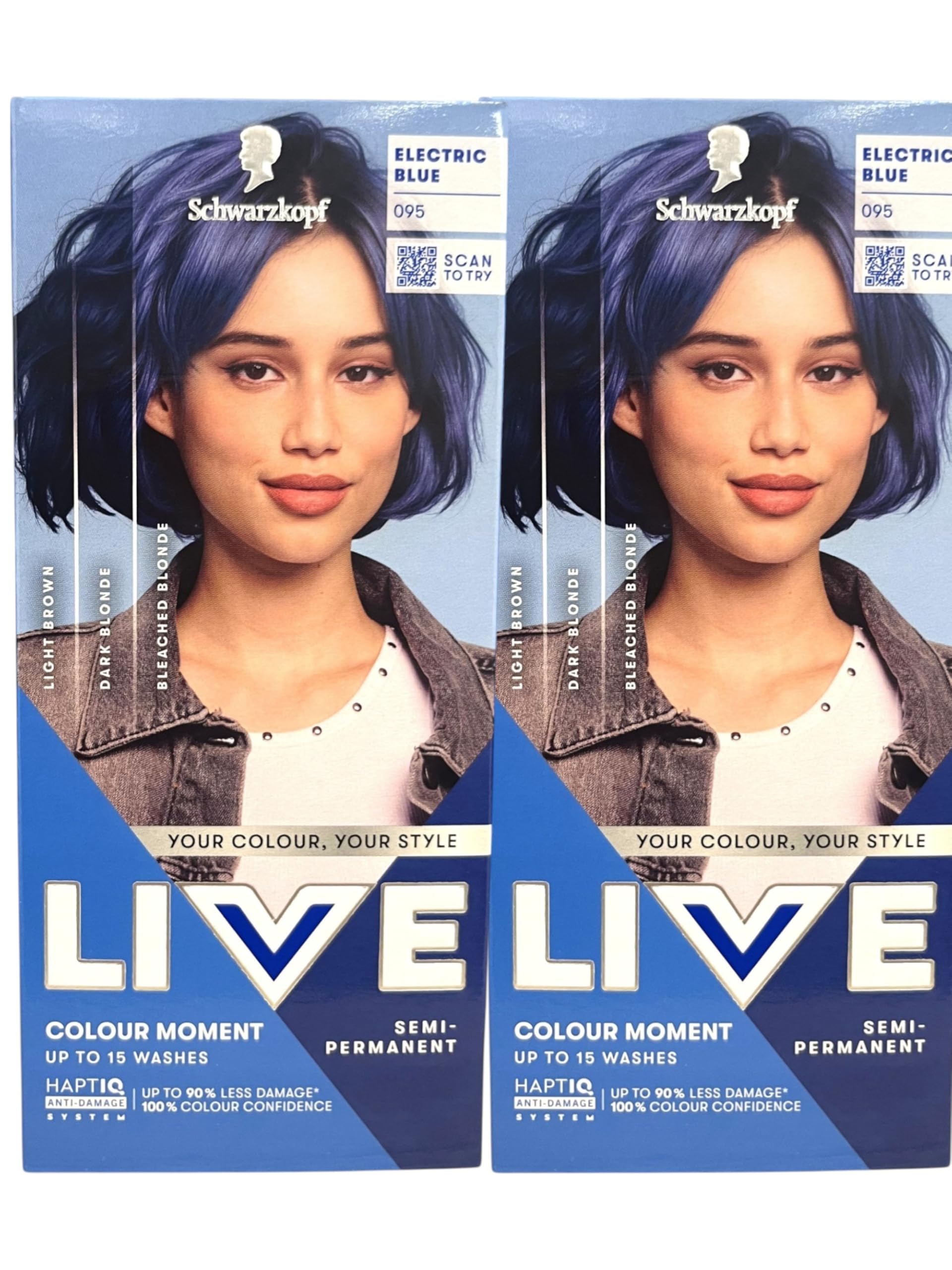 Schwarzkopf Live Ultra Brights Haarfarbe Electric Blue 095