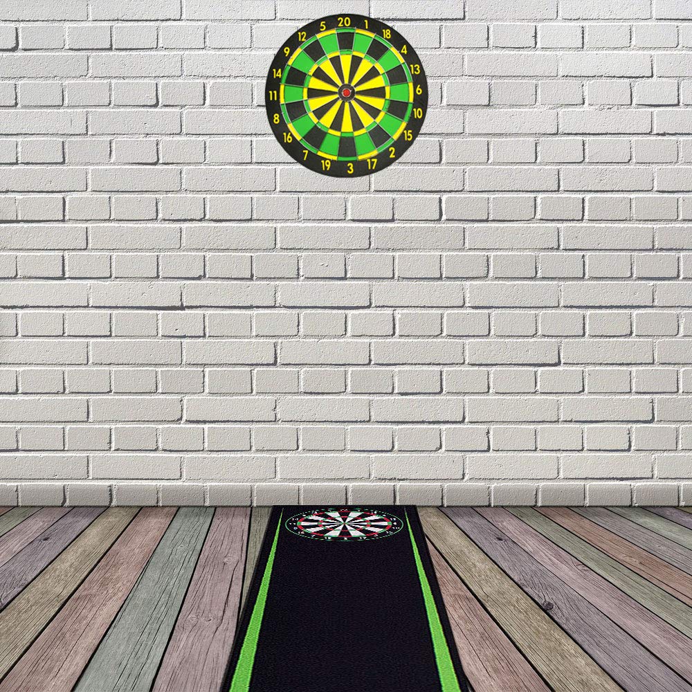Kingpower Tapis de Fléchettes Paillet de Fléchettes Tournoi Fléchettes Dart 290x60 cm
