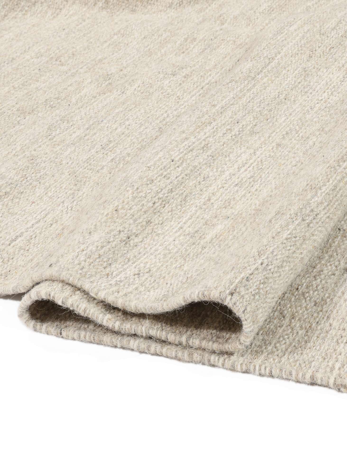 RugVista Melange Alfombra, 80 x 400 cm, Beige | Rectangular, Pelo corto, Limpieza en seco, Oeko-Tex 100, Sala de estar, Comedor, Dormitorio, Cocina, Pasillo