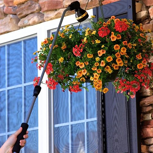 Miniatura 7 de Melnor 65145AMZ RelaxGrip - Varita de extensión QuickConnects con 8 patrones, color negro y amarillo