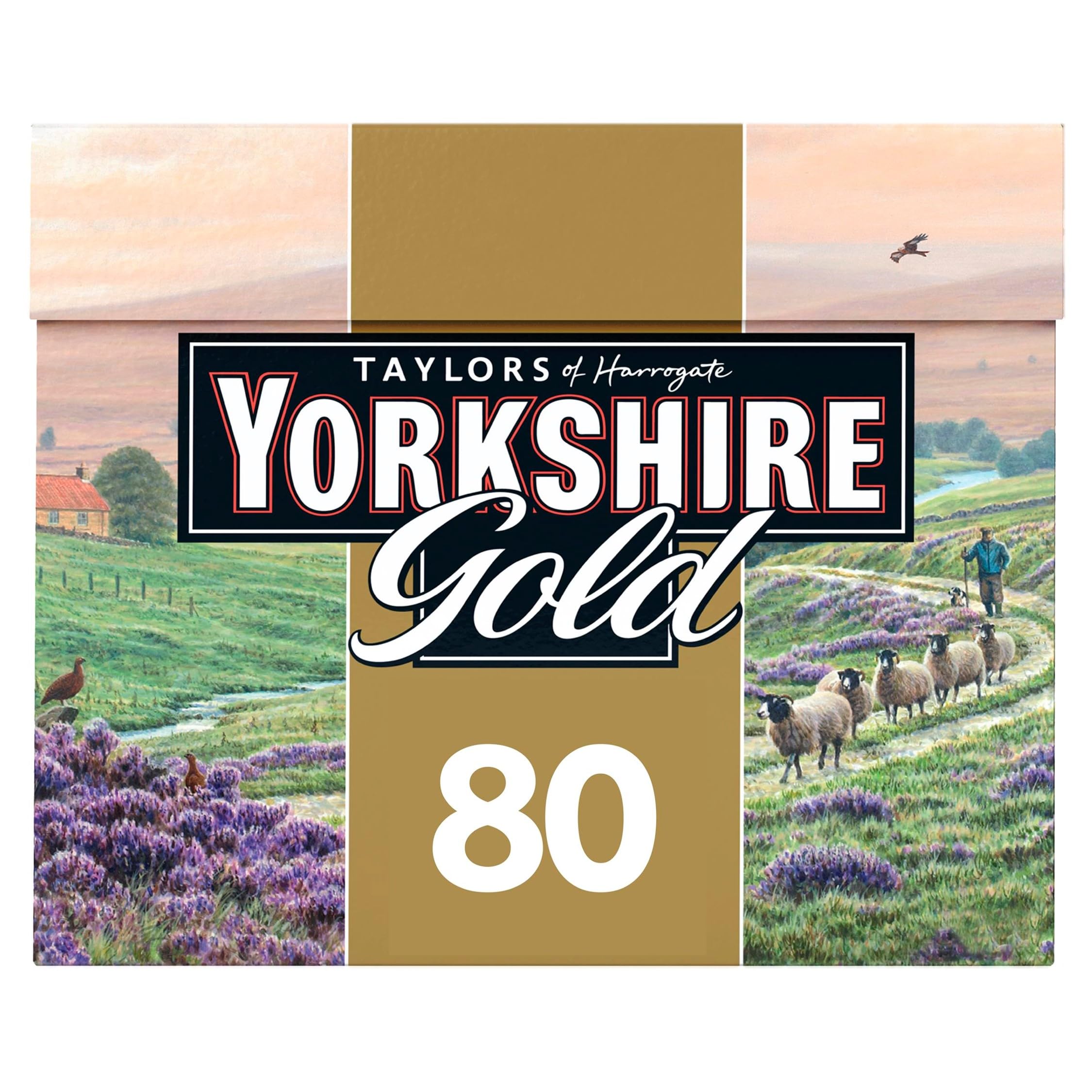 Yorkshire Gold Tea, 80 Tea BagsRainforest AllianceRainforest AllianceRainforest AllianceRainforest Alliance
