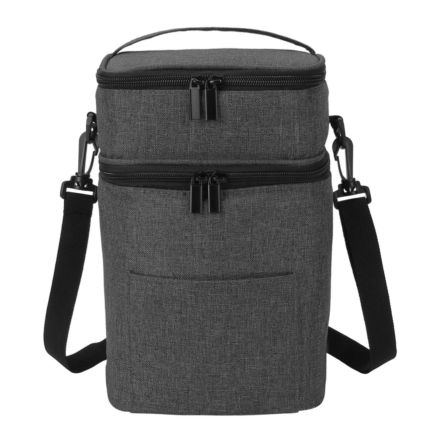 Luxja bolsa termica para leche materna y biberón (Sostenga 4 Botellas de Leche Materna)