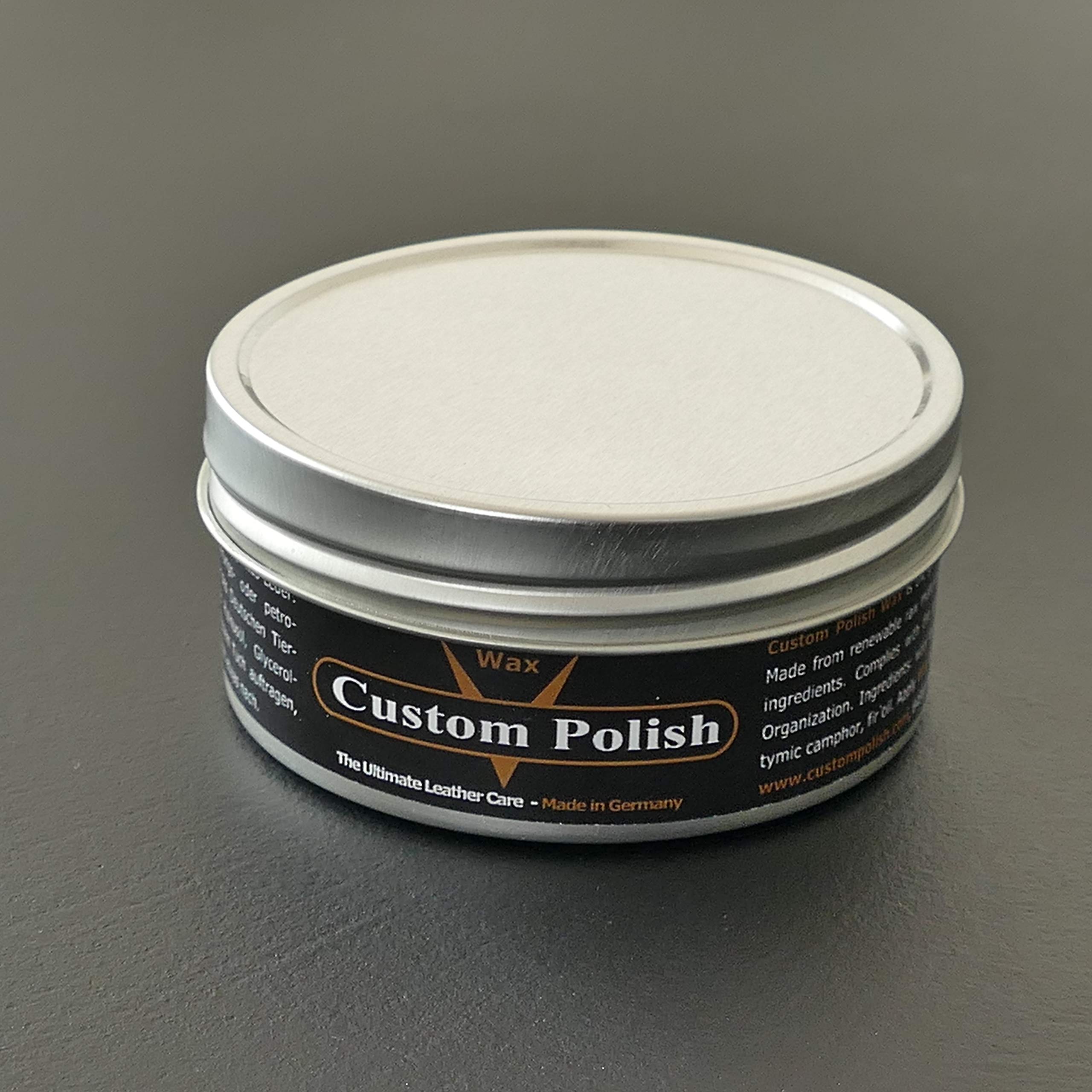 Polierset 800g Metallpflege + 150ml Wax Lederpflege + Polierpad