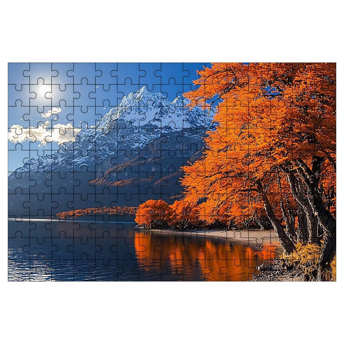 Puzzle 3000 Pezzi Natura, Puzzle Adulti Autunno in Legno, 122x81cm -1417
