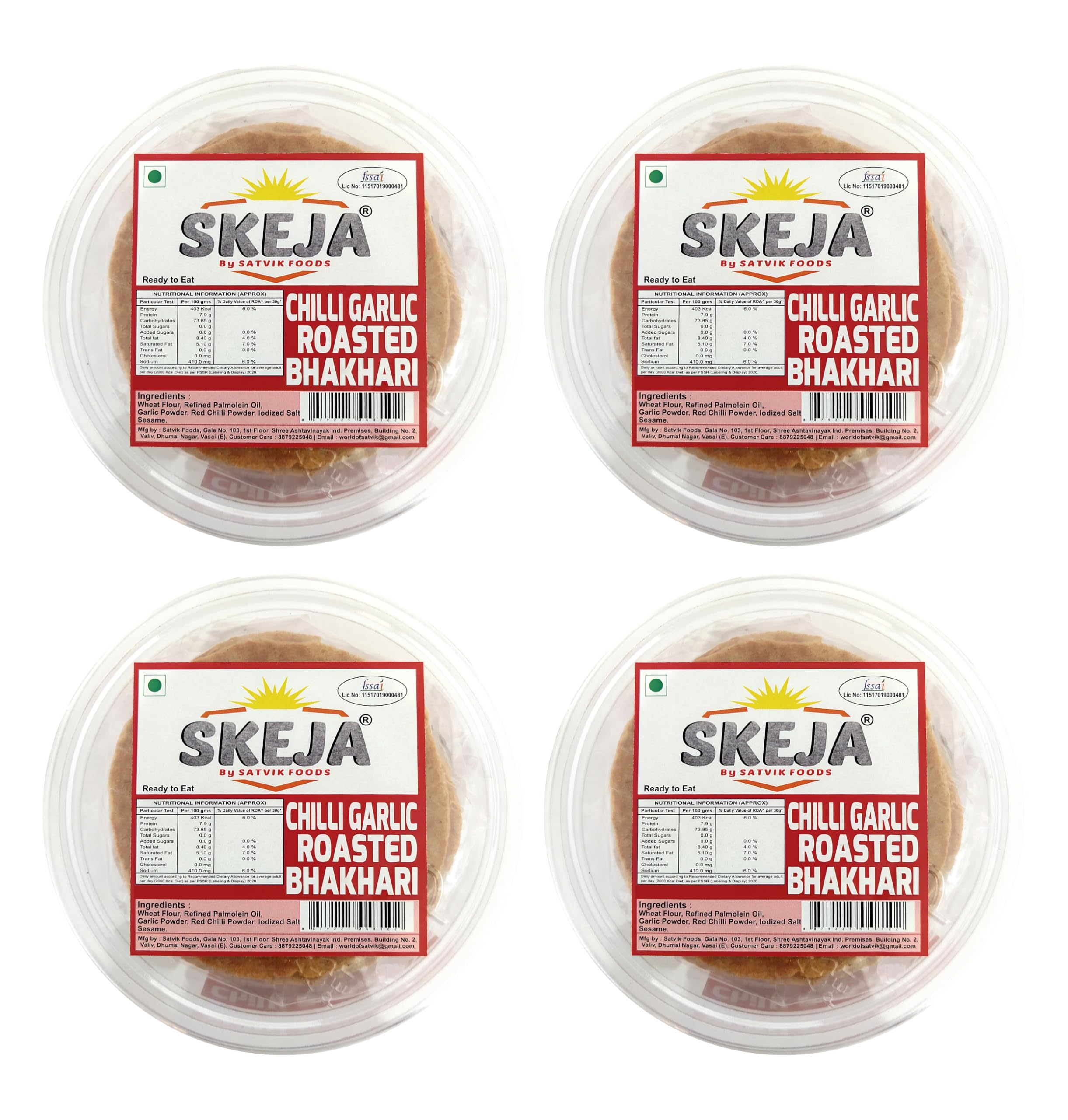 See full amazon price history chart for SKEJA By Satvik Foods Methi Jowar Jeera Gud Roasted Bhakhari| Bhakri Snacks | Bhakhri 180 Gram (Pack of 4) (Chilli Garlic) SKEJA By Satvik Foods Methi Jowar Jeera Gud Roasted Bhakhari| Bhakri Snacks | Bhakhri 180 Gram (Pack of 4) (Chilli Garlic) (B0C4L5XXHF) Amazon Price History, Amazon Price Tracker