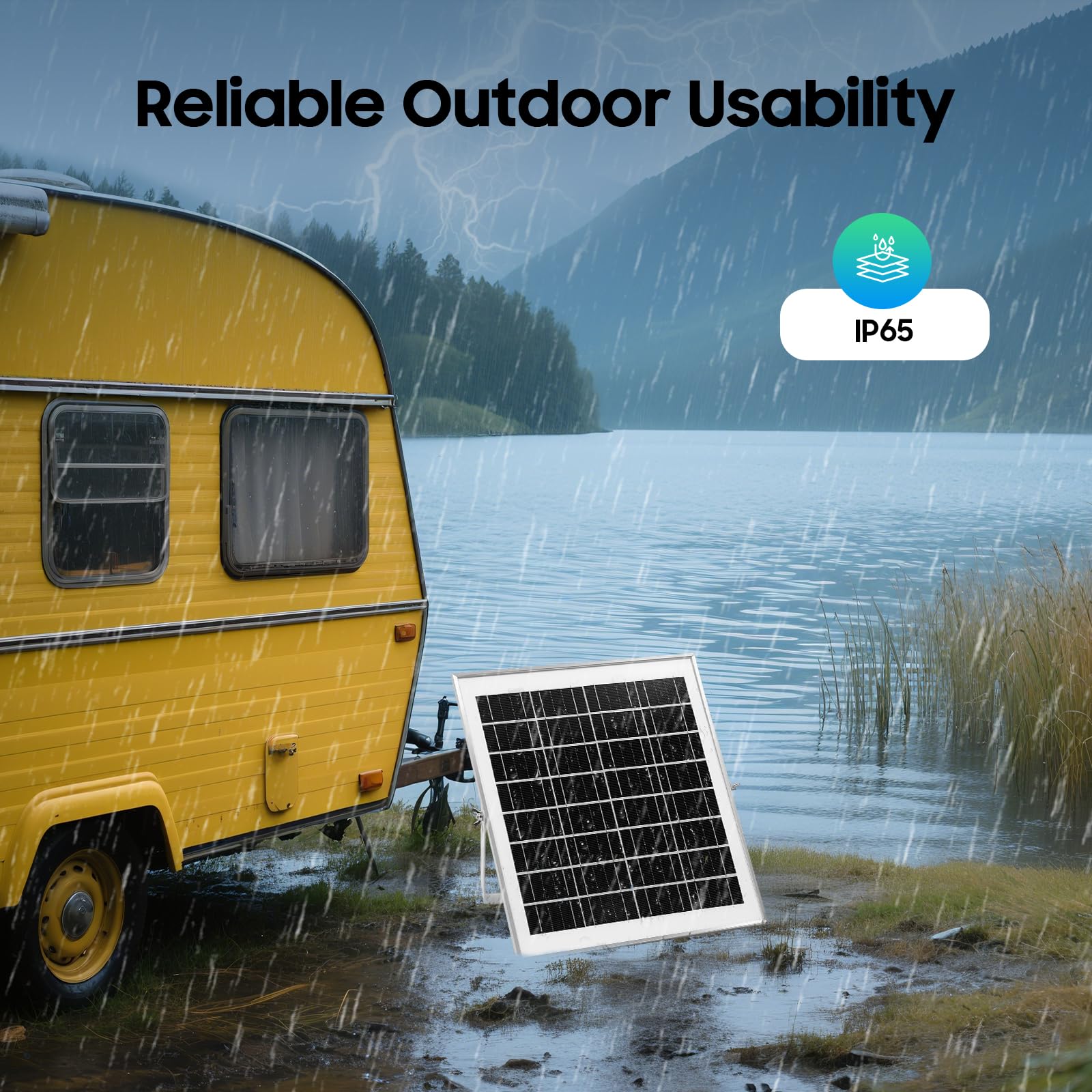 Generator solarny, 12 V, 4 A, zestaw generatora solarnego, przenośny generator inwerterowy, do użytku na zewnątrz, kemping, podróż, polowanie, zasilanie energią