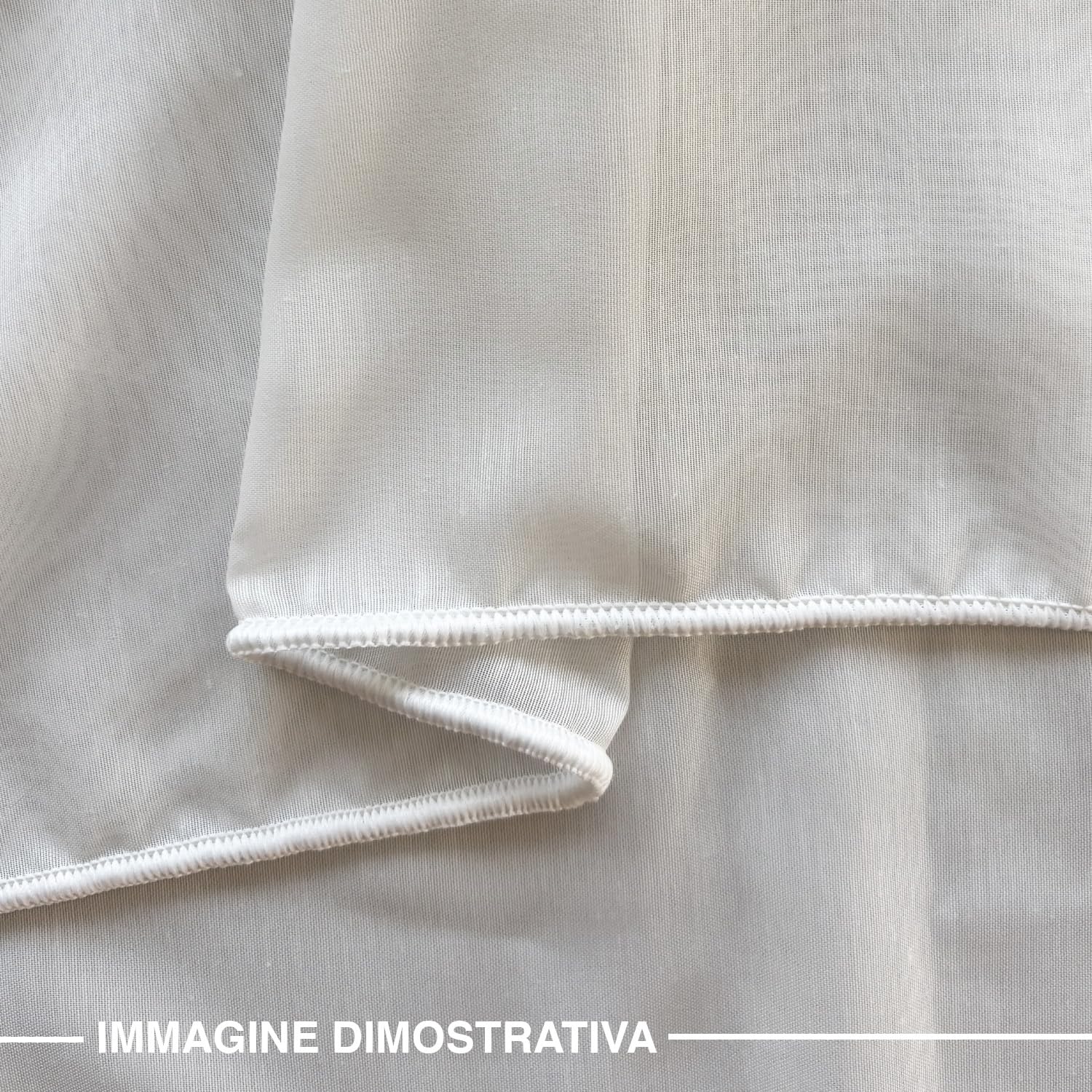 Domus&Trend - Tende per Interni Casa Hotel Uffici Scuole Ignifughe Filtranti 1 Pannello 150x320, Tende Camera da Letto, Cucina, Soggiorno Moderne a Anelli, Tenda Antifiamma 100% Made in Italy, 1 Pezzo