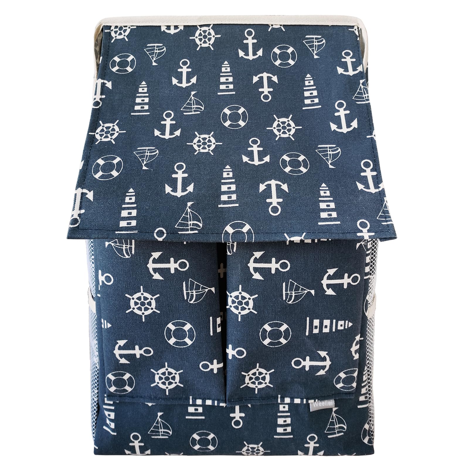 Photo 1 of ***STOCK PHOTO REFERENCE ONLY***Hanging Basket Pet Storage Bag with Pockets for Dog Fences, Wall Hanging Storage Bag Waterproof, Door Hanging Organizer Basket for Dormitory, Bedroom, RV Camper 16.5”×11”×4.7” (Navy Blue)