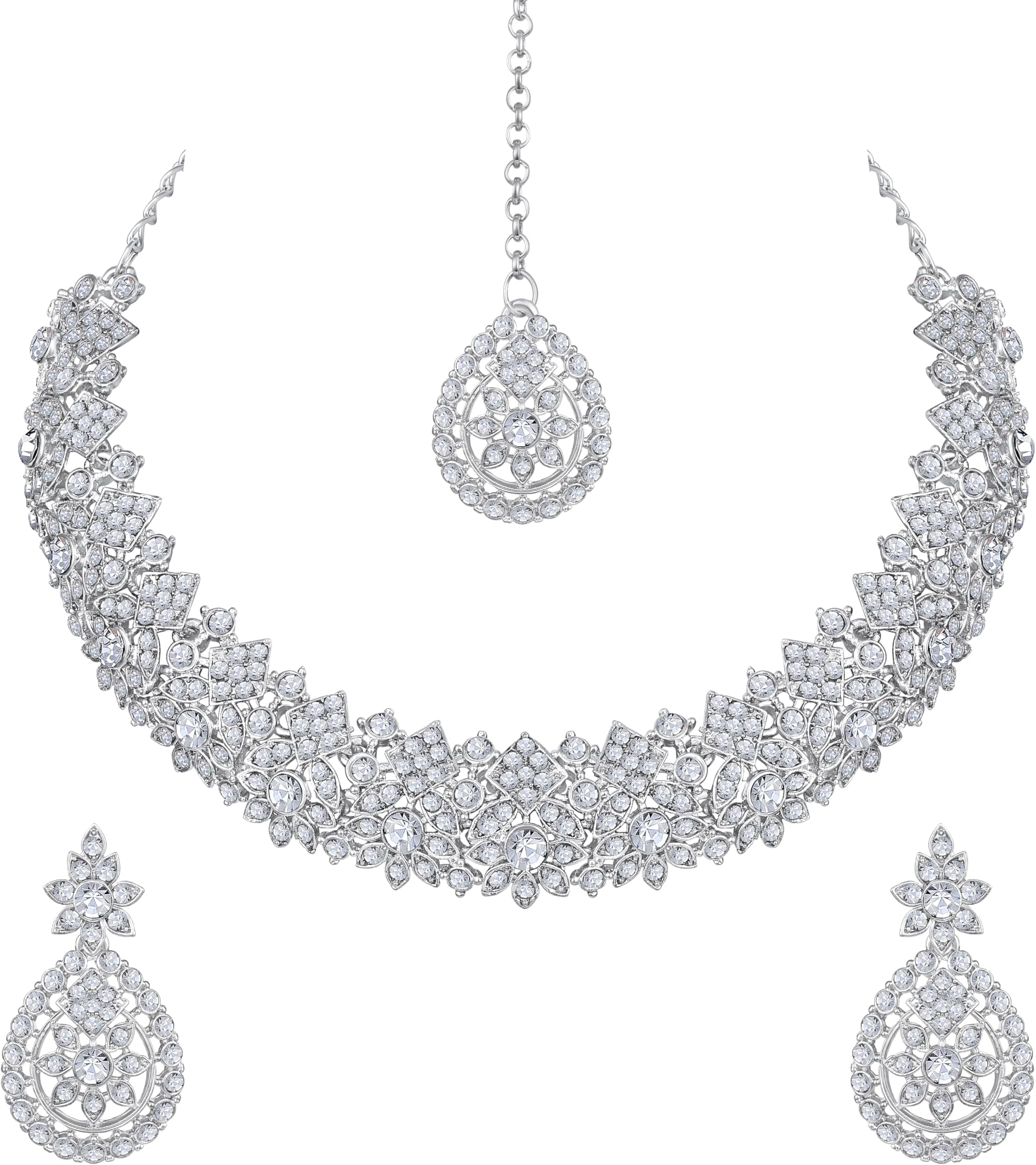 Atasi International Splendid Jewellery/Necklace Set for Women | Ideal for Party, Wedding and Festive Occasion
