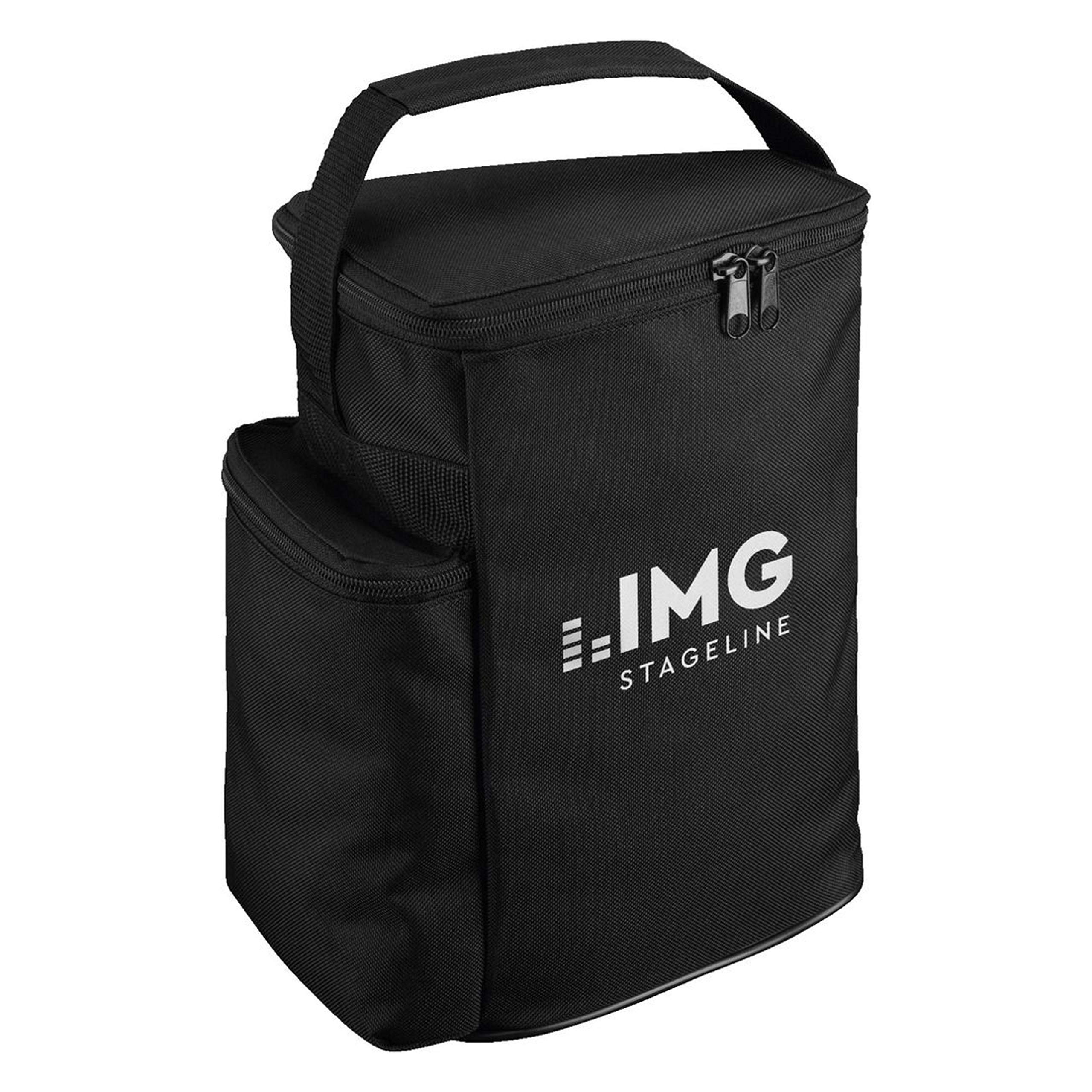 IMG STAGELINE FLAT-M100BAG torba transportowa i ochronna, pokrowiec ochronny specjalnie do aktywnego zestawu PA FLAT-M100, w kolorze czarnym
