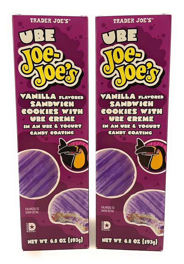 Trader Joe's Ube Joe Joe’s Vanilla Flavored Sandwich