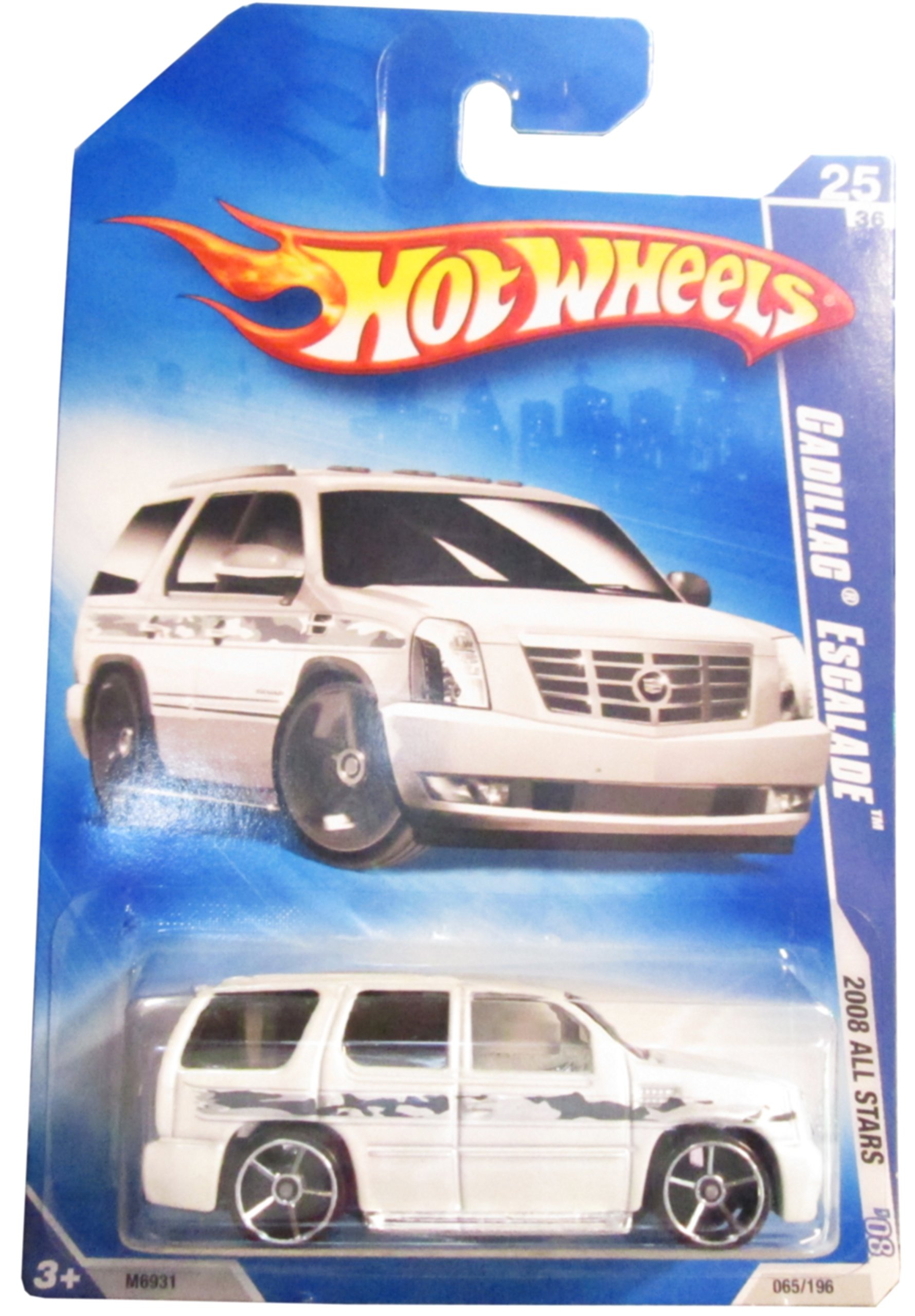 Hot Wheels 2008-25 of 36 Cadillac Escalade All Stars '08 065/196 1:64 Scale
