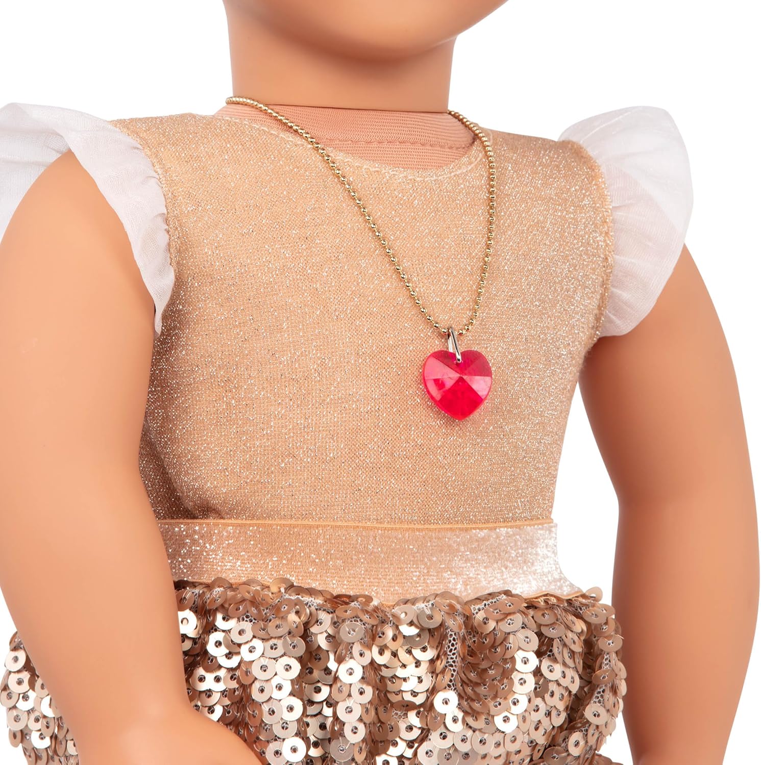 Our Generation – 18-Inch – Sweetheart Themed Fashion Starter Doll – Amora – Brown Hair & Hazel Eyes – 3 Outfits & Styling Accessories in Gift Box – Pretend Play Ages 3+ Years