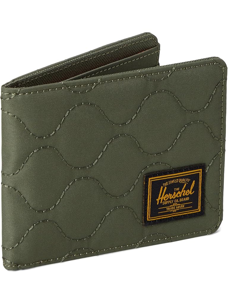 Olive Herschel Supply Co. Roy Quilted Capsule Wallet