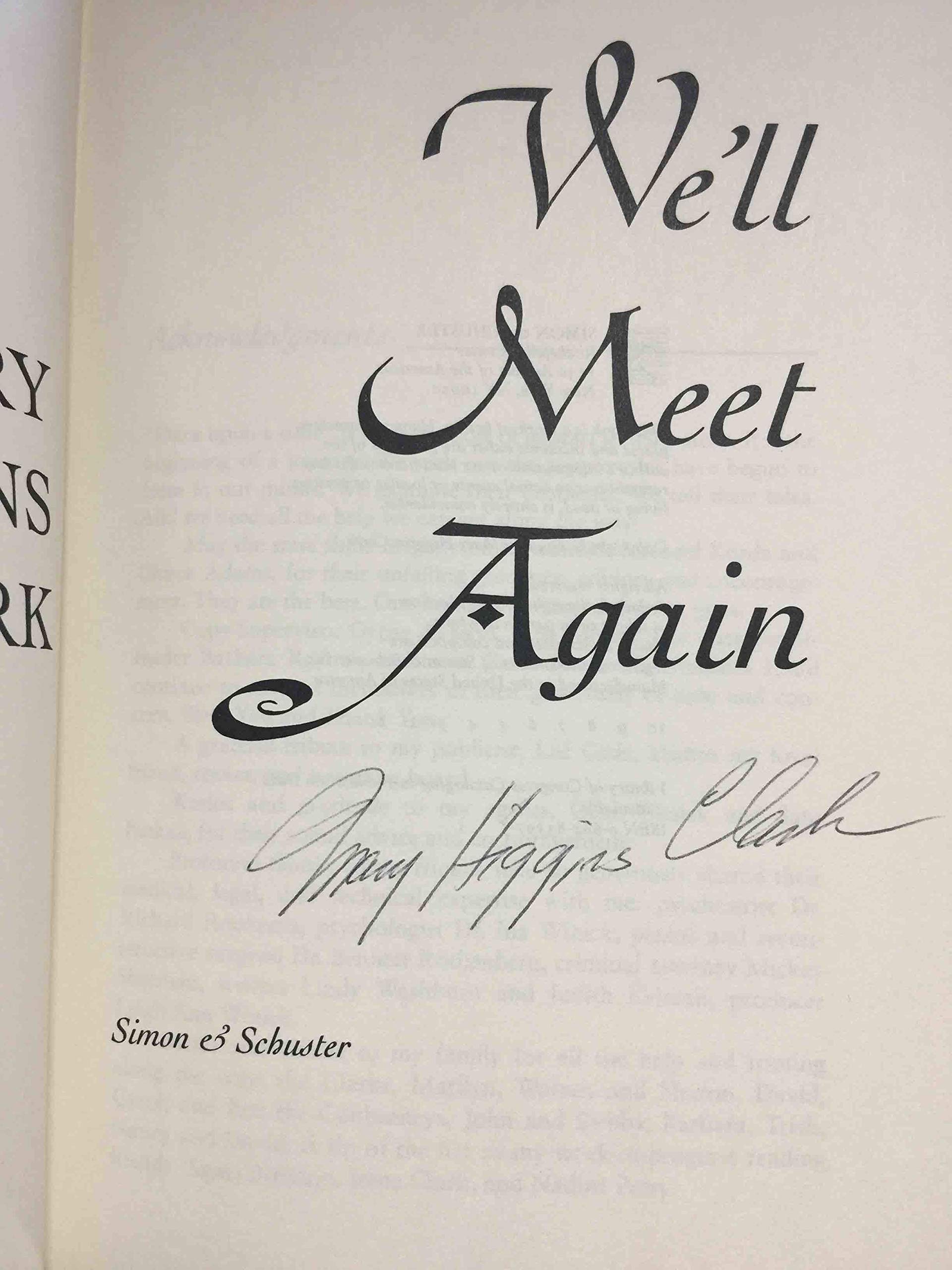 We'll Meet Again