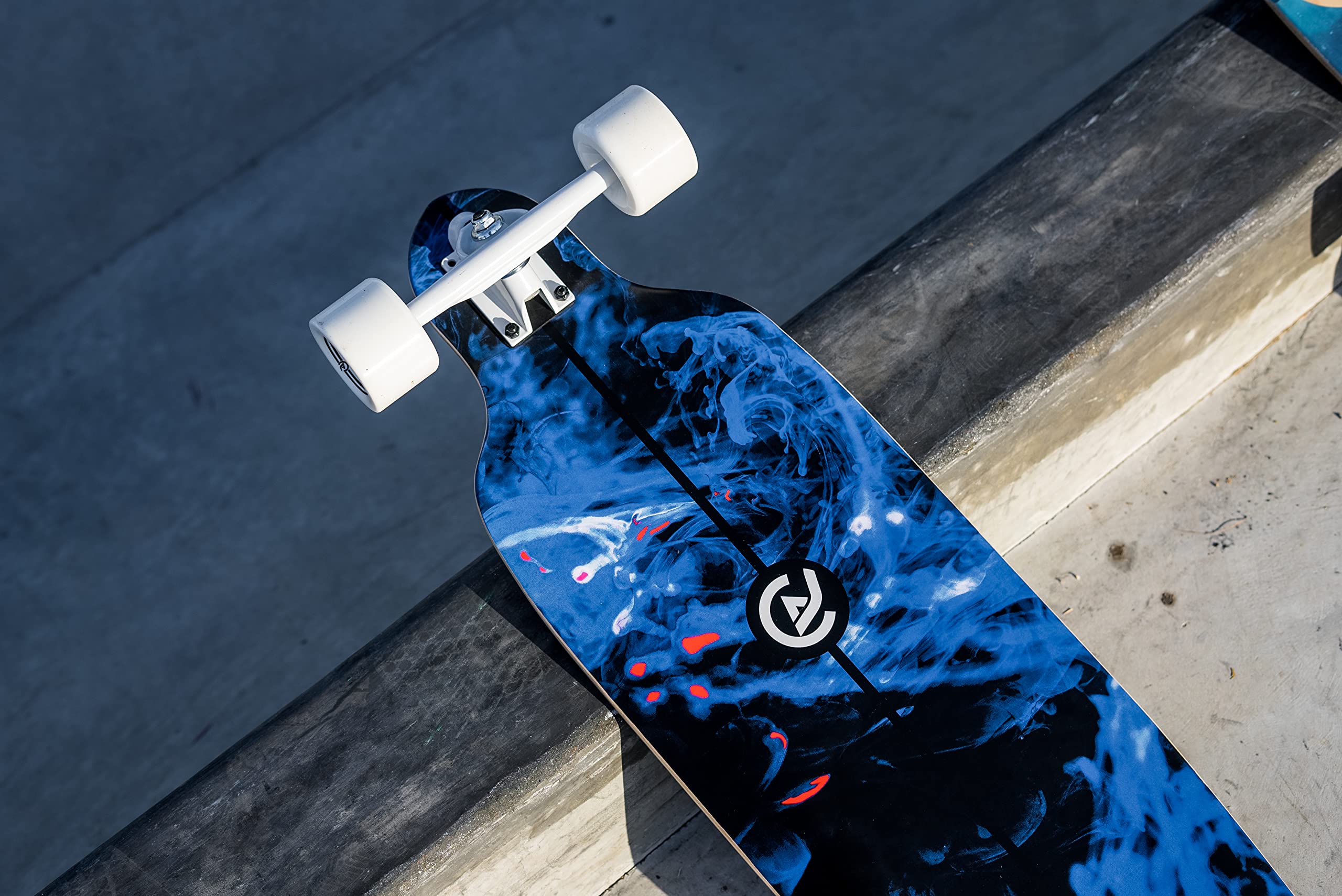 Coasto - Surfskate - Skateboard per Skatepark, Street, Pumptrack e Surf - Tavola ideale per Cruiser - All Terreno - Trucks Ottimizzati - Deck Pad trasparente e aderente