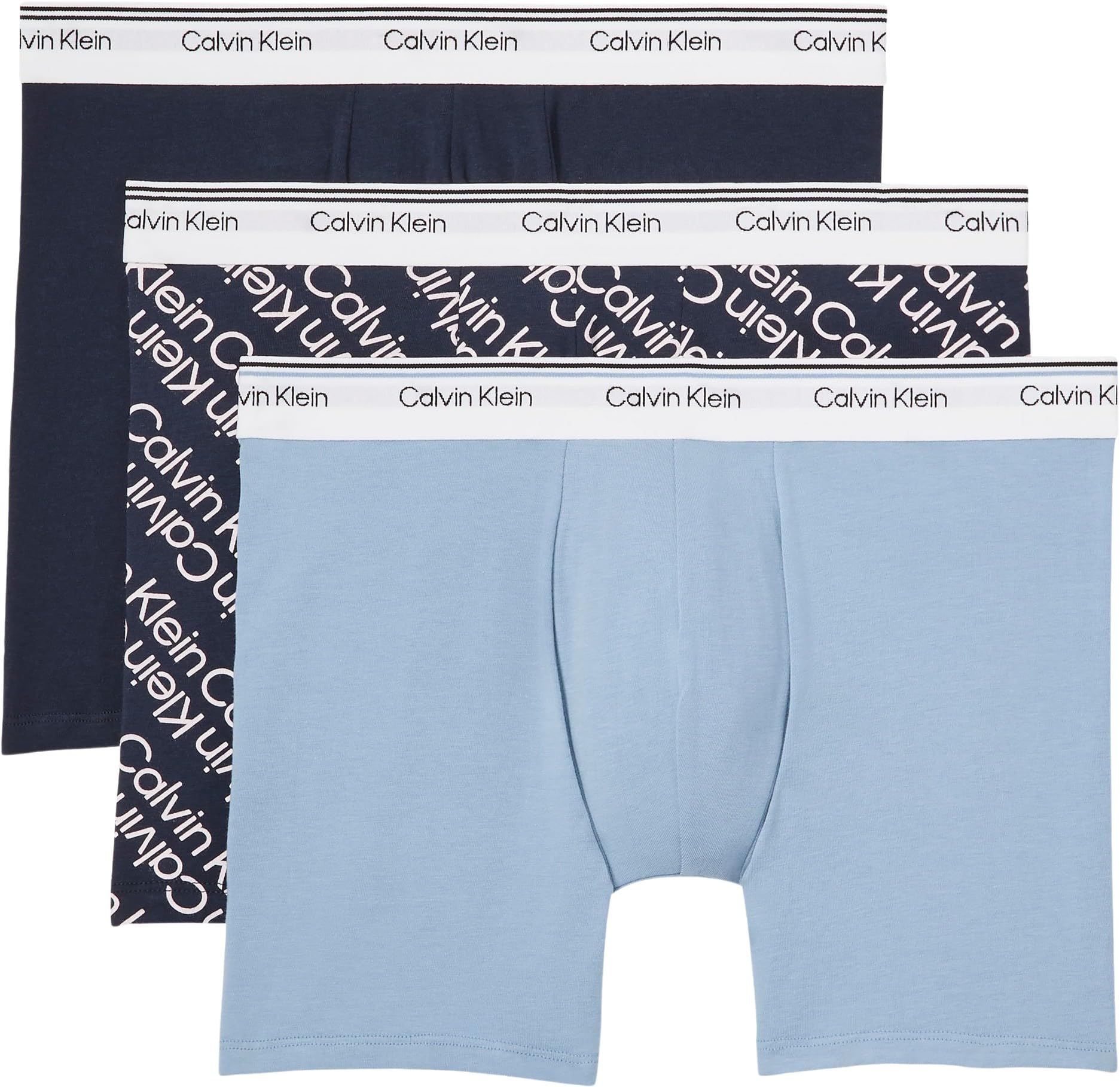 Calvin Klein Calzoncillos bóxer Pack de 3 Hombre Briefs con Logotipo en la Cintura