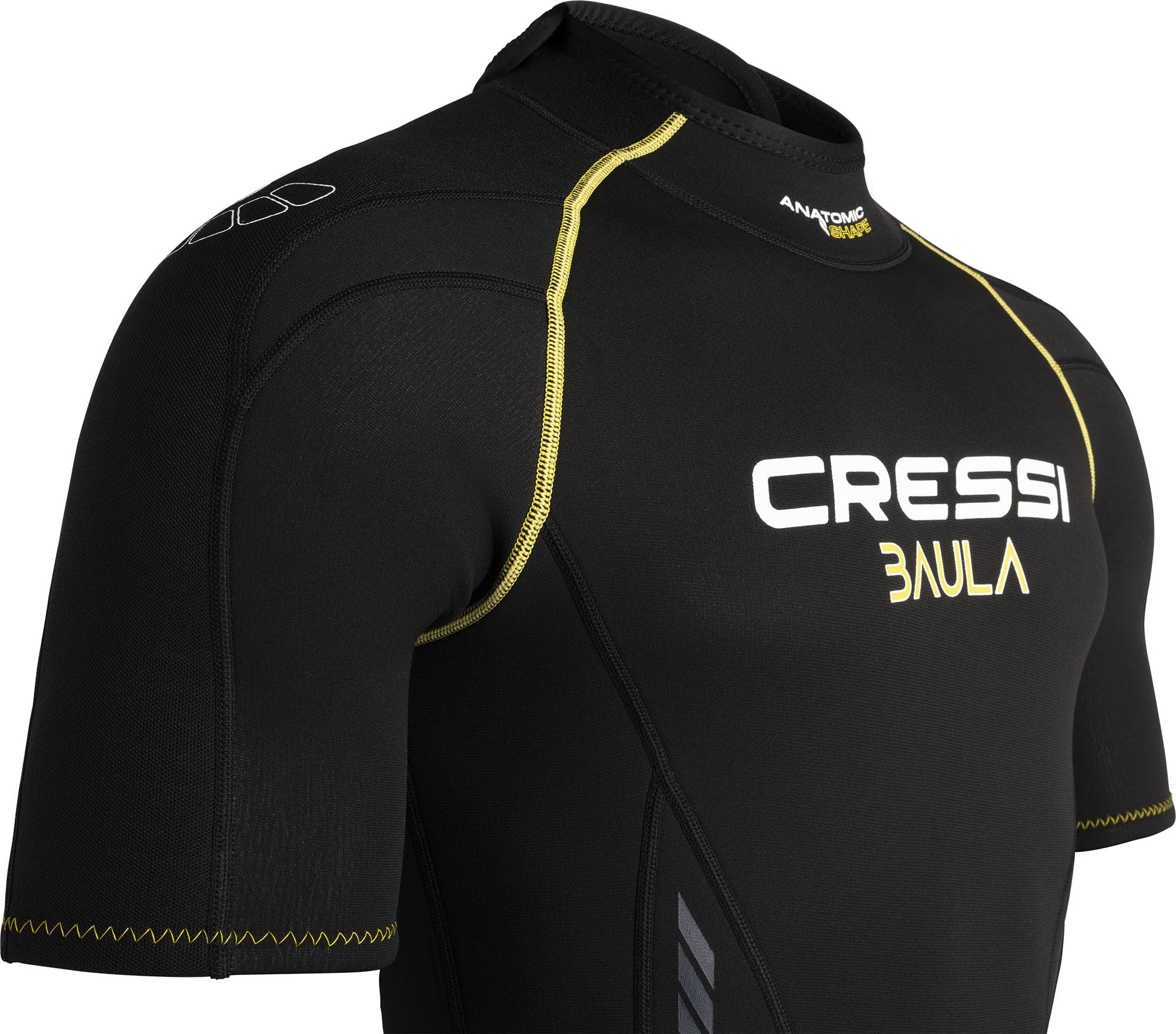 CRESSI Baula Shorty Wetsuit 2,5mm - Muta Shorty in Neoprene Bifoderato 2.5 mm High Stretch, Ideale per Immersioni e Snorkeling in Acque Temperate