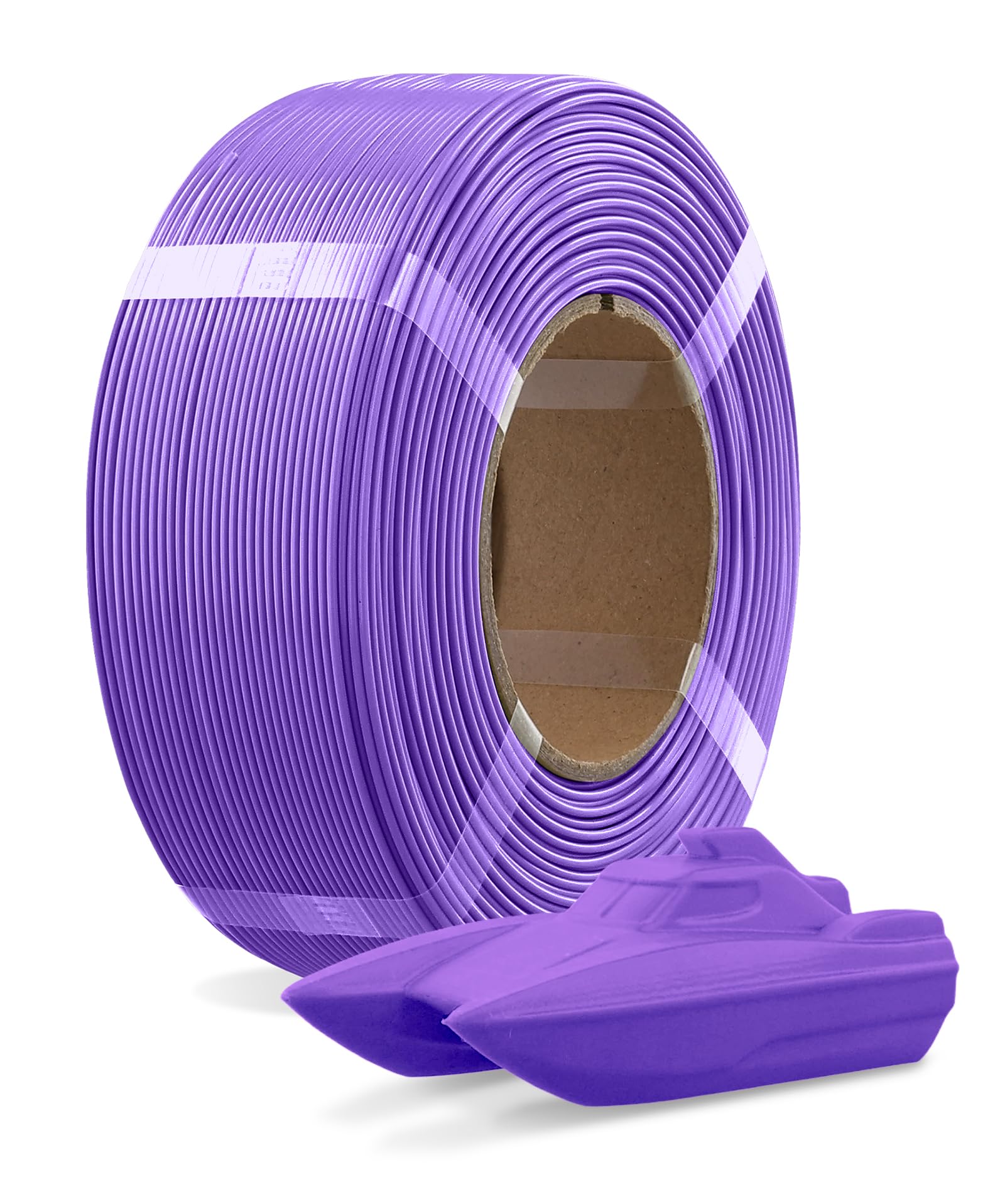 OVERTURE Refill PETG 1.75mm Spoolless 3D Printer Filament, 1kg (2.2lb) Refilament for Bambu Lab Reusable Spool, Accuracy +/- 0.02 mm, Fit Most FDM 3D