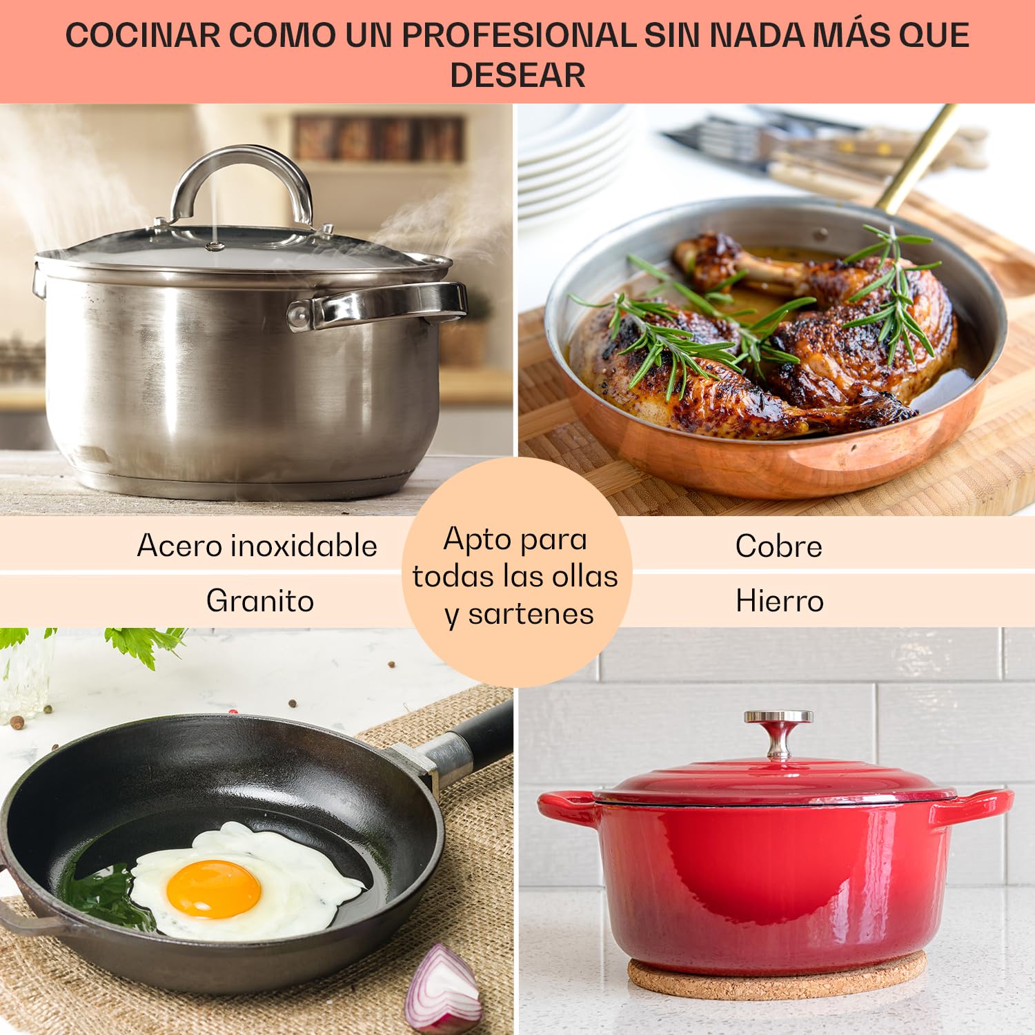 Klarstein Encimera de Gas Portátil Con 2 Quemadores - Placa de 7.7KW Para - Quemador Wok de Acero Inoxidable - Ideal Para Camping