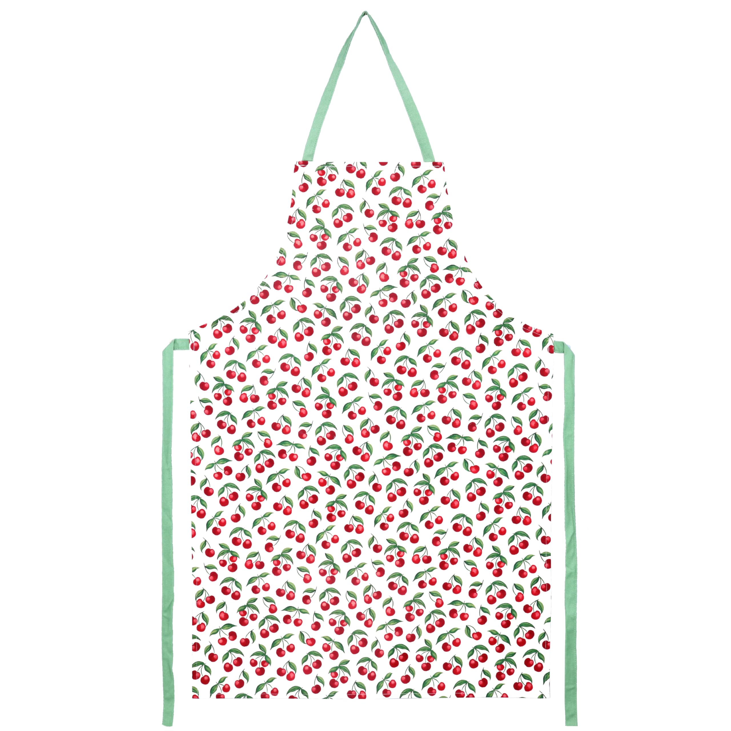 Gisela Graham Cotton Apron, Cherry Design Pattern