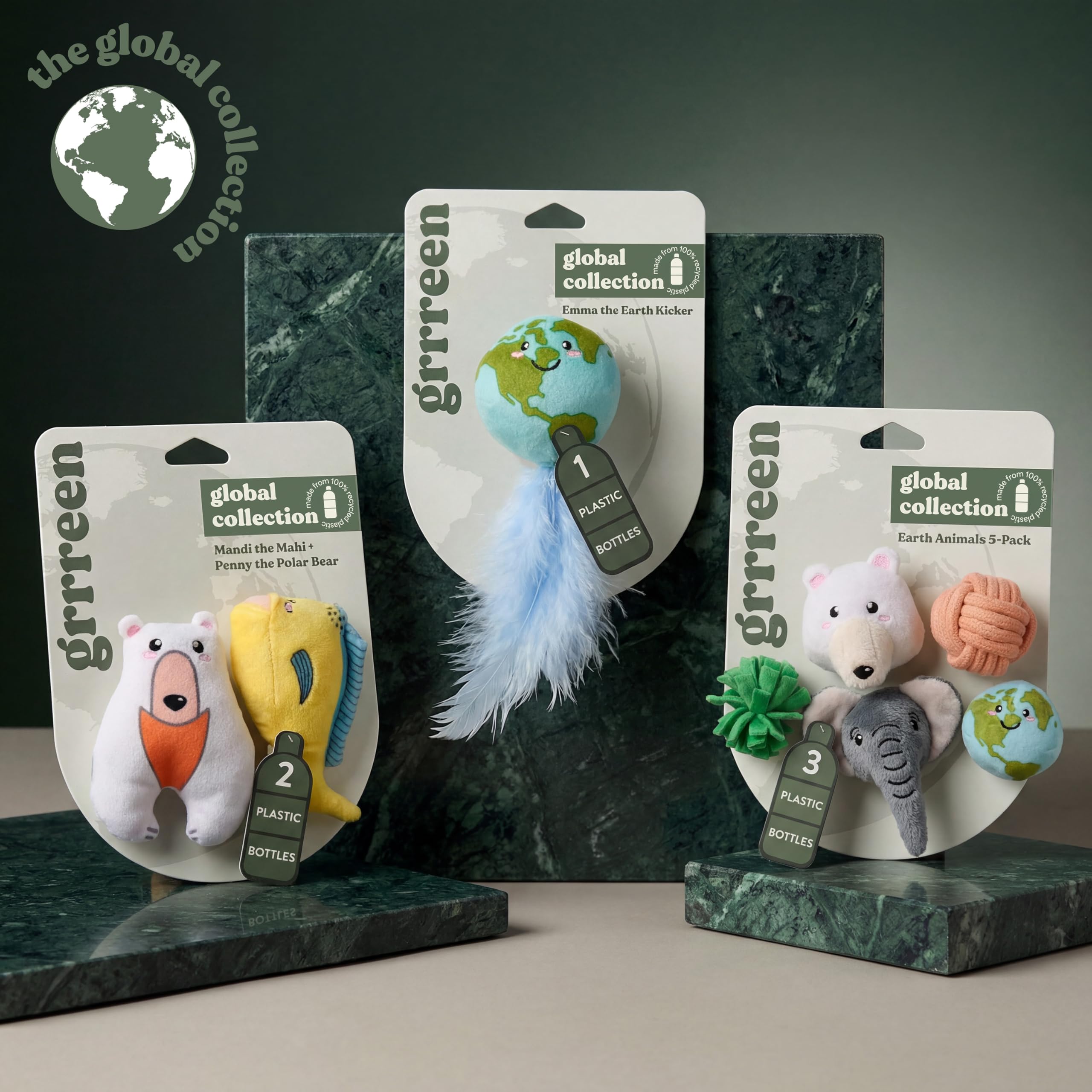 Juguete de peluche para gatos, Mahi y oso polar, juguete masticable para gatos de interior (paquete de 2), juguete de peluche interactivo resistente a las mordeduras, se adapta a cestas de