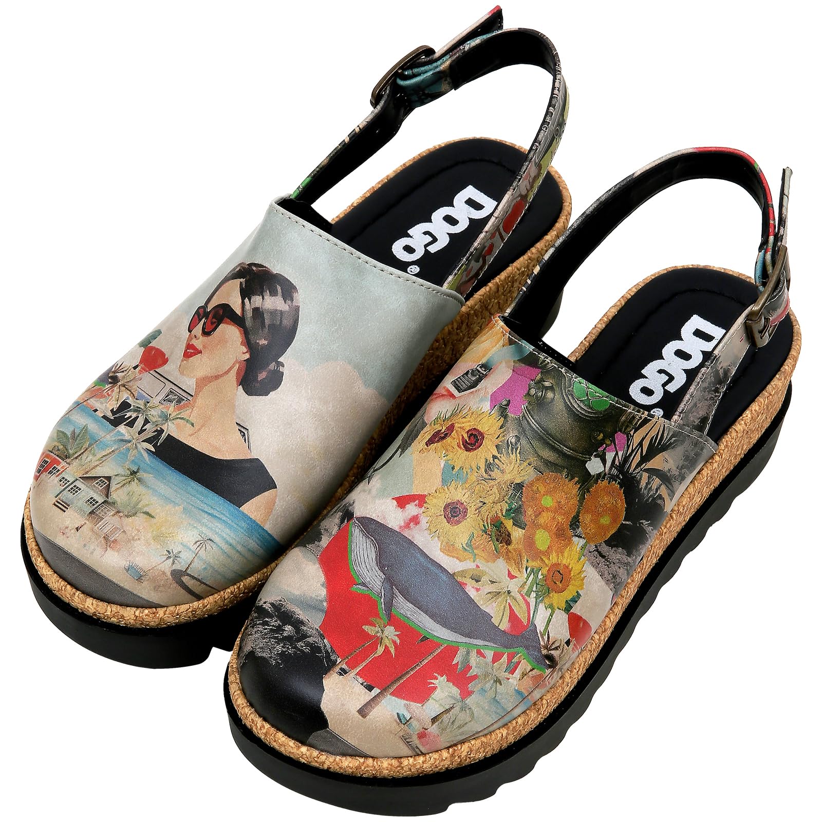 DOGO Platform Sandals Women - Vegan and Handmade Wedge Sandals for Women