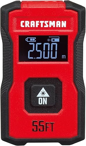 CRAFTSMAN Medidor de distancia láser de bolsillo de 55 pies (CMHT77721)