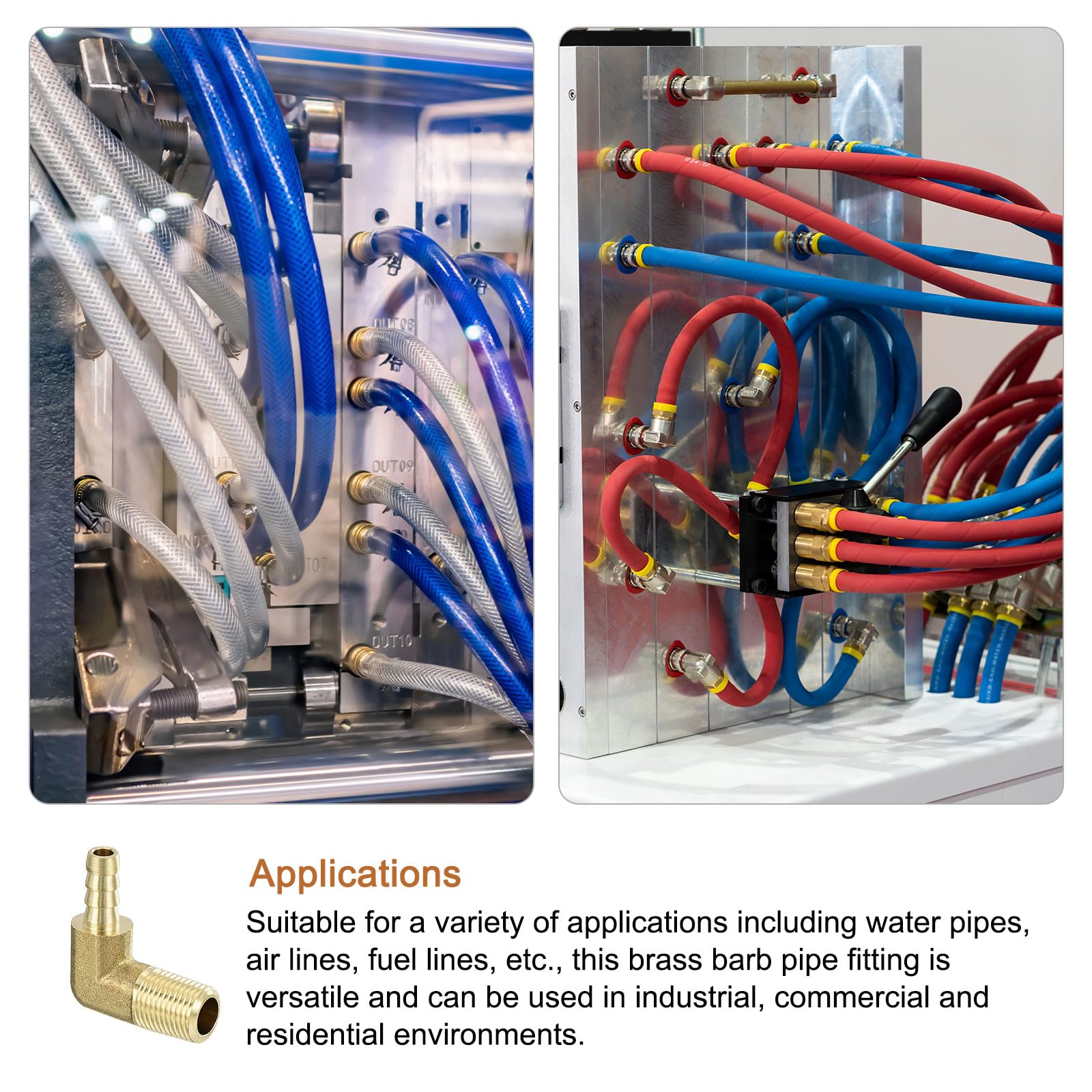 Raccordo In Ottone Curvo Maschio-Femmina - Filetto: 3/4" Gas - Foto 9