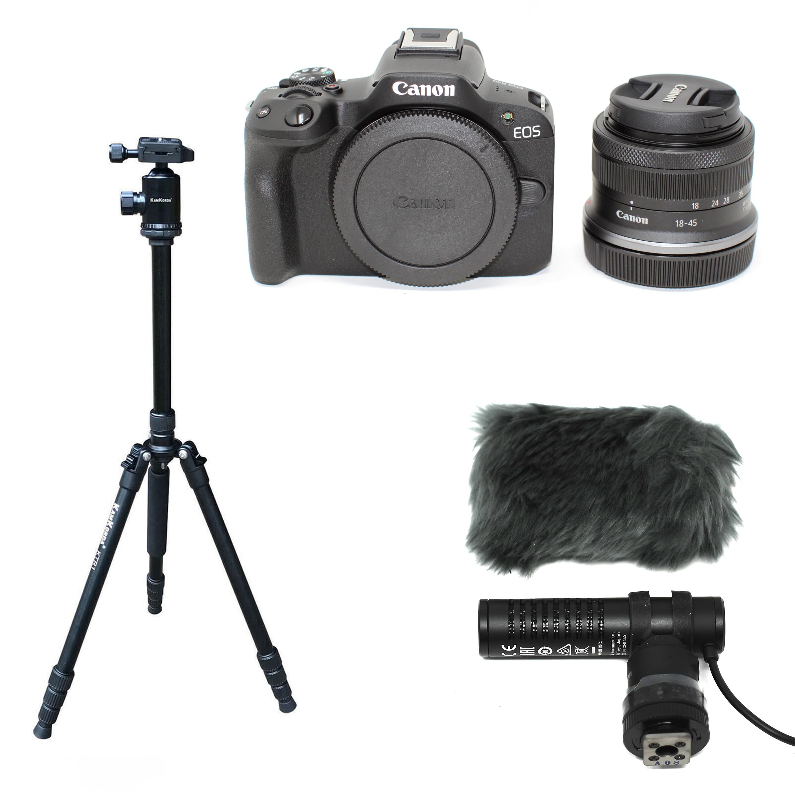 Canon Light Vlogging Eos R50 Mirrorless Camera Kit