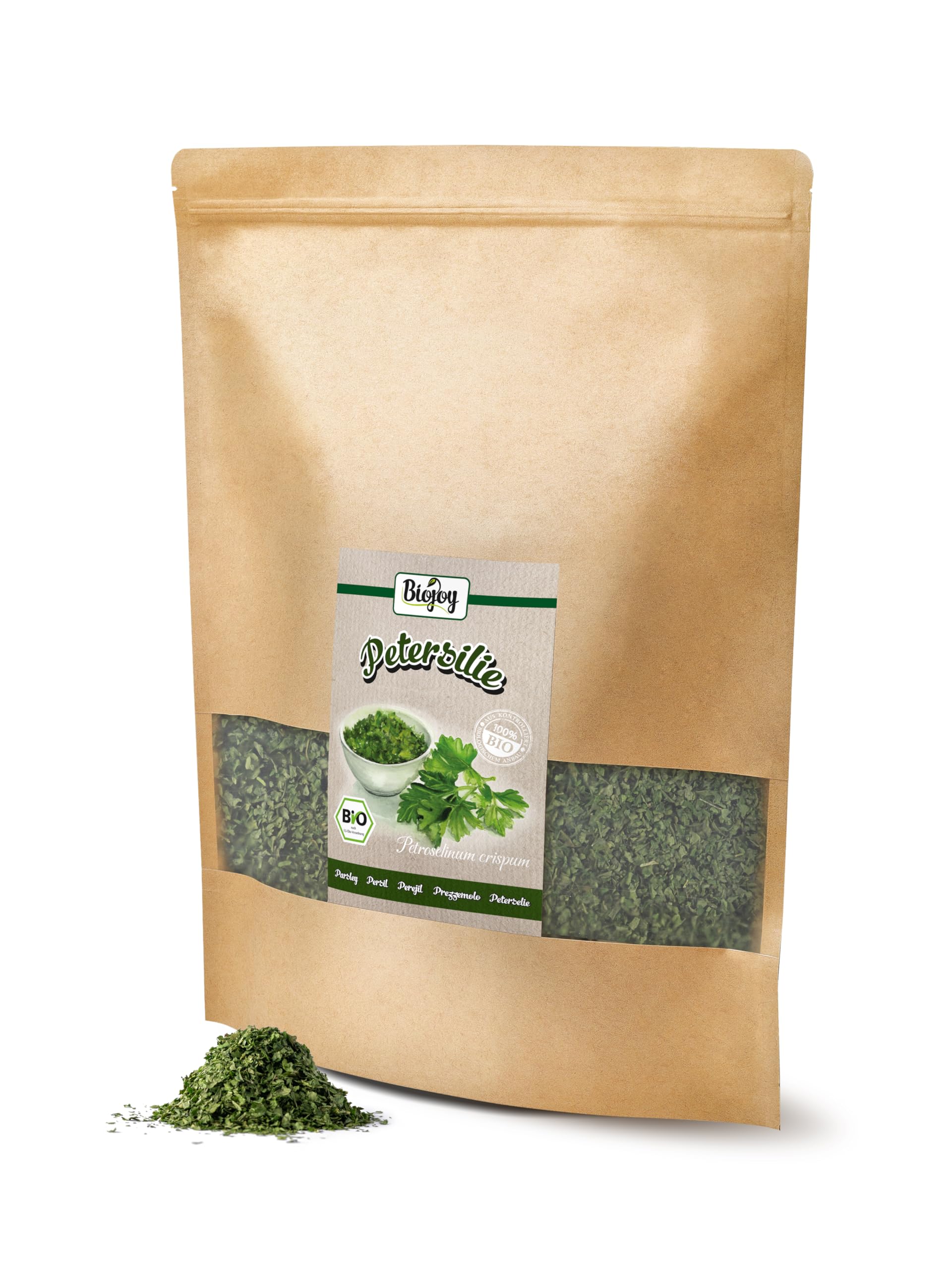 Biojoy Persil BIO (500 g), séché et frotté, sans additifs (Petroselinum crispum)