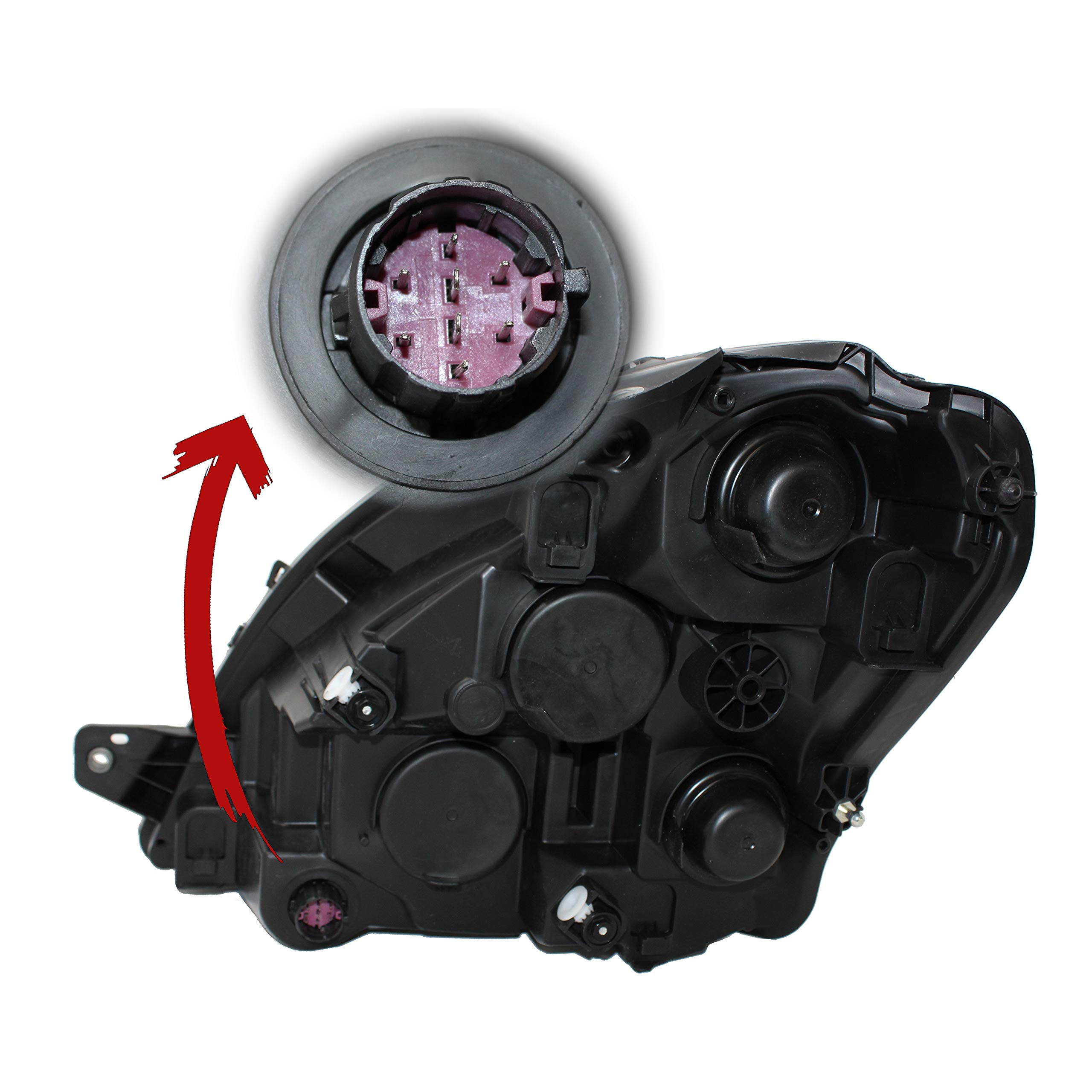 DCO FARO DELANTERO ELECTRICO CON MOTOR (Derecho)