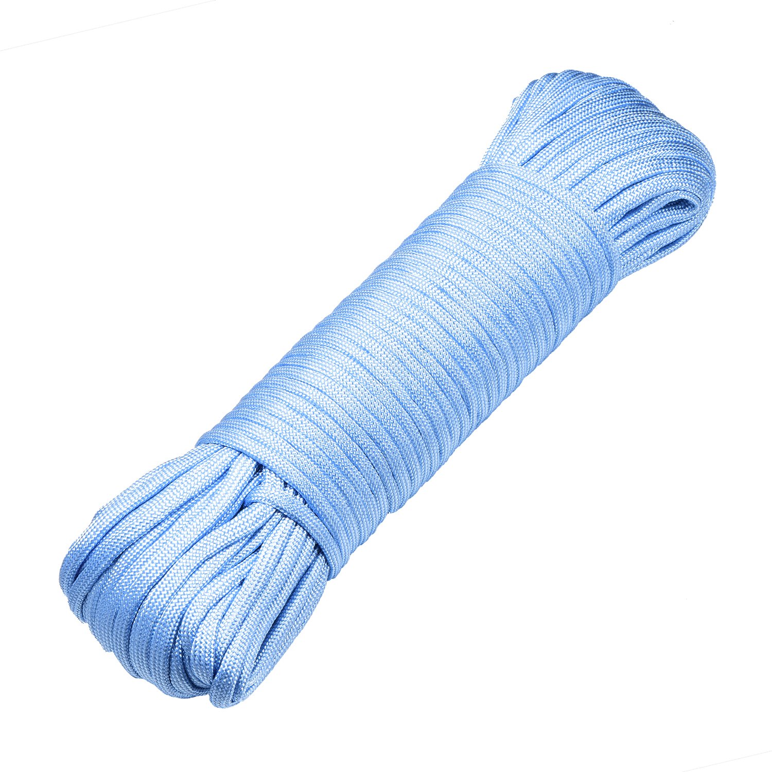 DonDon Cuerda de 30 Metros de Nylon Cuerda de Paracord Cuerda de Supervivencia para Actividades al Aire Libre, para Camping y para Manualidades 4 mm – 7 filamentos Verde Oscuro Camouflage — view 13