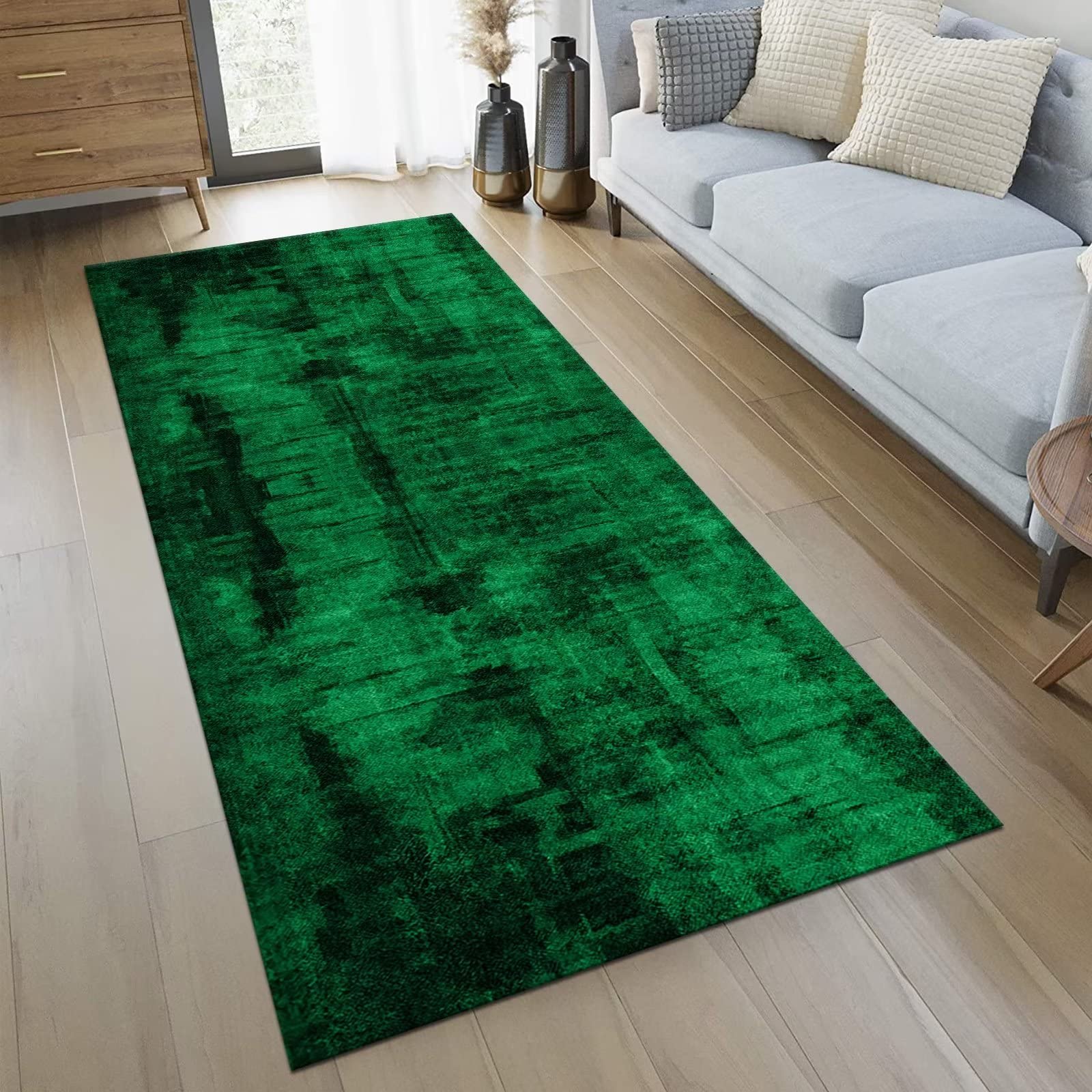 Tappeto Passatoia cucina Antiscivolo Lavabile Lungo Tappeti Runner ingresso interno Blu Nero Astratto 80X200CM Moderno Antimacchia Tappeto Passatoie per Corridoio Tappetino bagno Soggiorno per metro