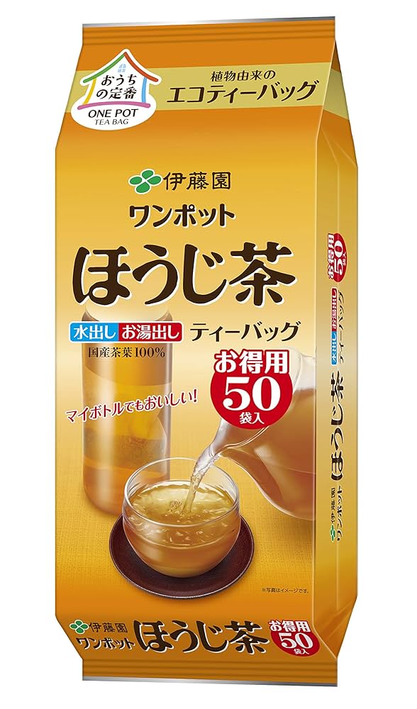 Amazon.co.jp: 伊藤園 ワンポット ほうじ茶 (エコティーバッグ