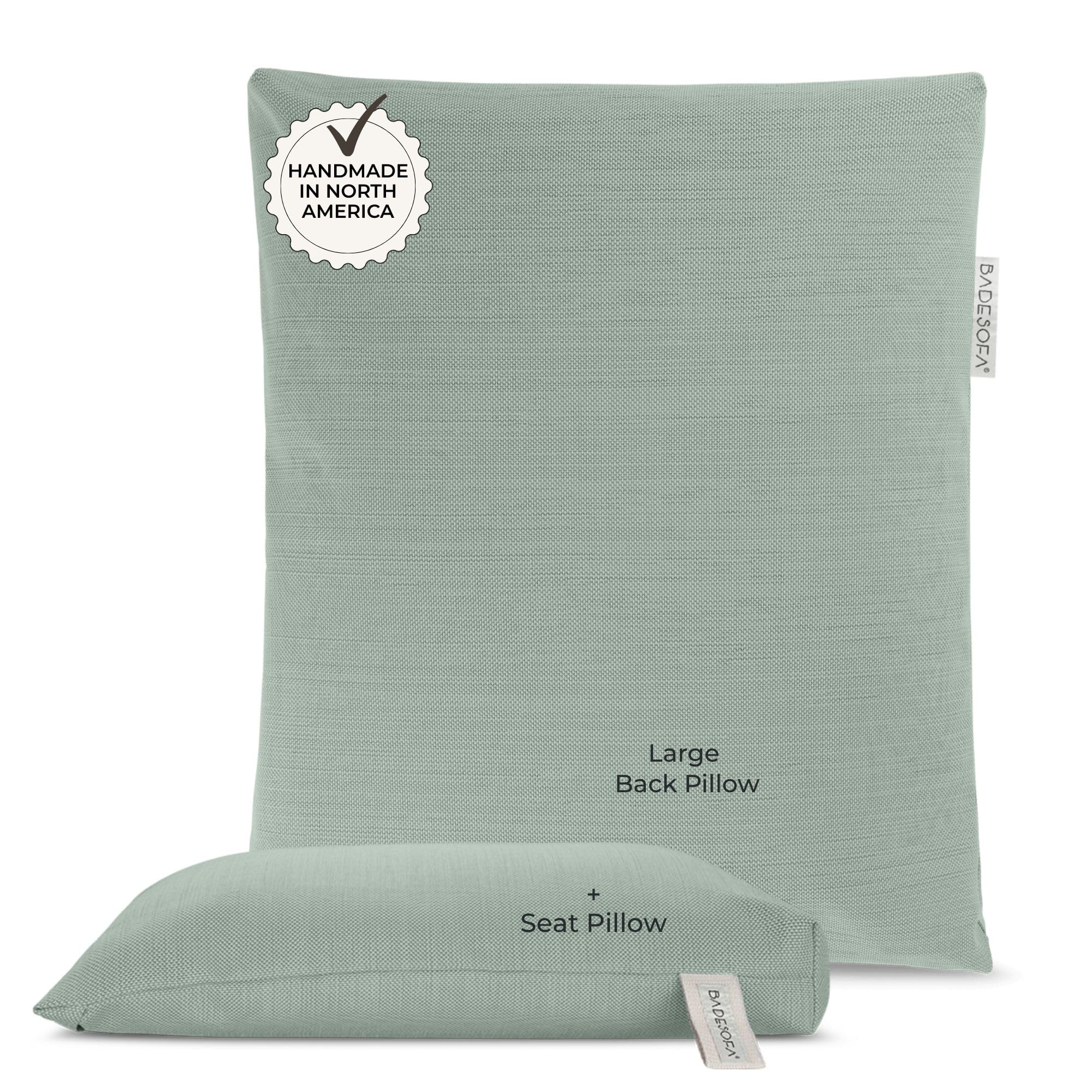 BADESOFA® Luxury Full Body Bath Pillows for Tub Set in Green