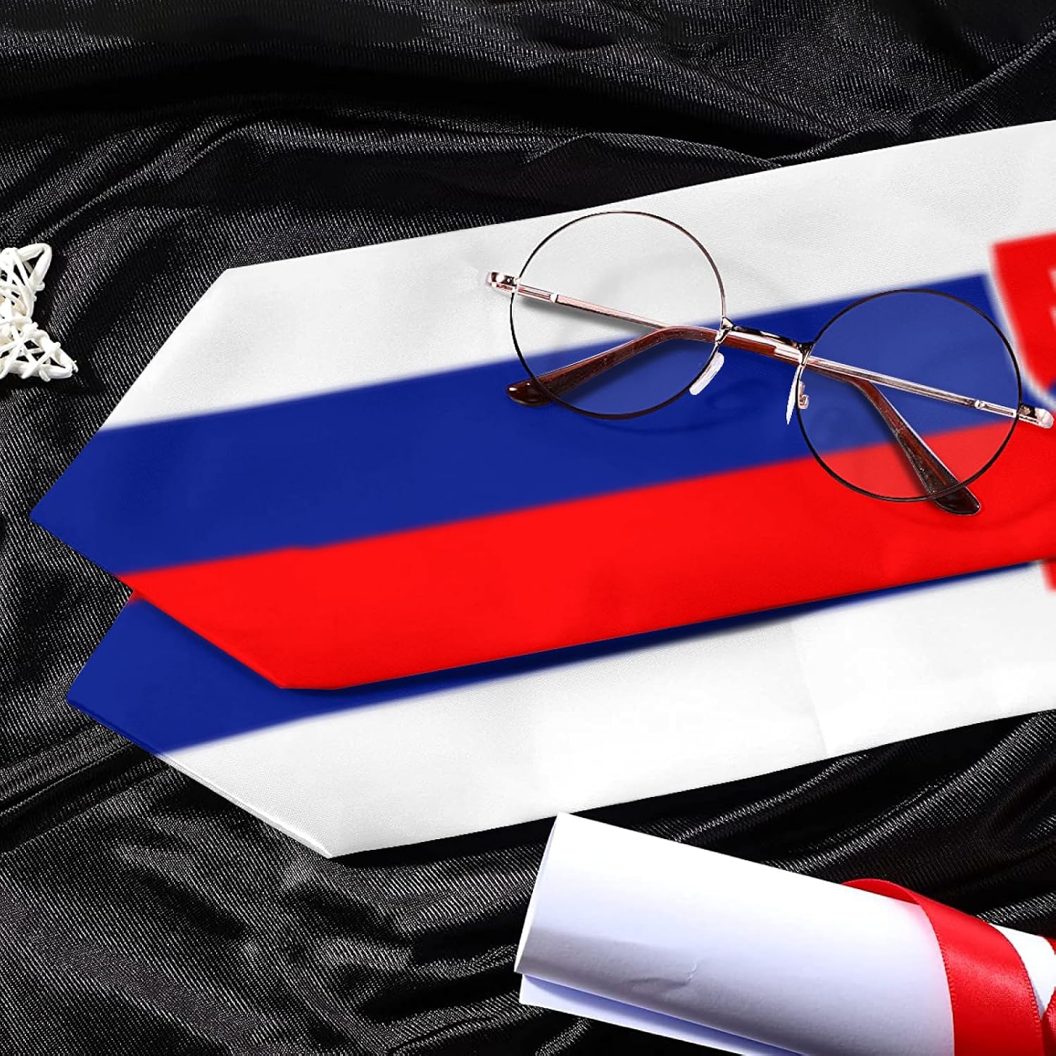 Sao Tome and Principe America Flag Graduation Stole Scarf Shawl Sash for Men Women