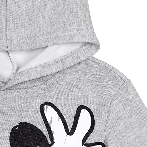 Miniatura 3 de Disney Mickey Mouse - Sudadera con capucha para niños pequeños, color rojo 2T