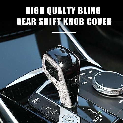 Miniatura 5 de CONGCONG Funda interior para caja de cambios de BMW, accesorio de cristal brillante, compatible con BMW 330 i 2020-2022X3 2021-2022430 2021-2022X4