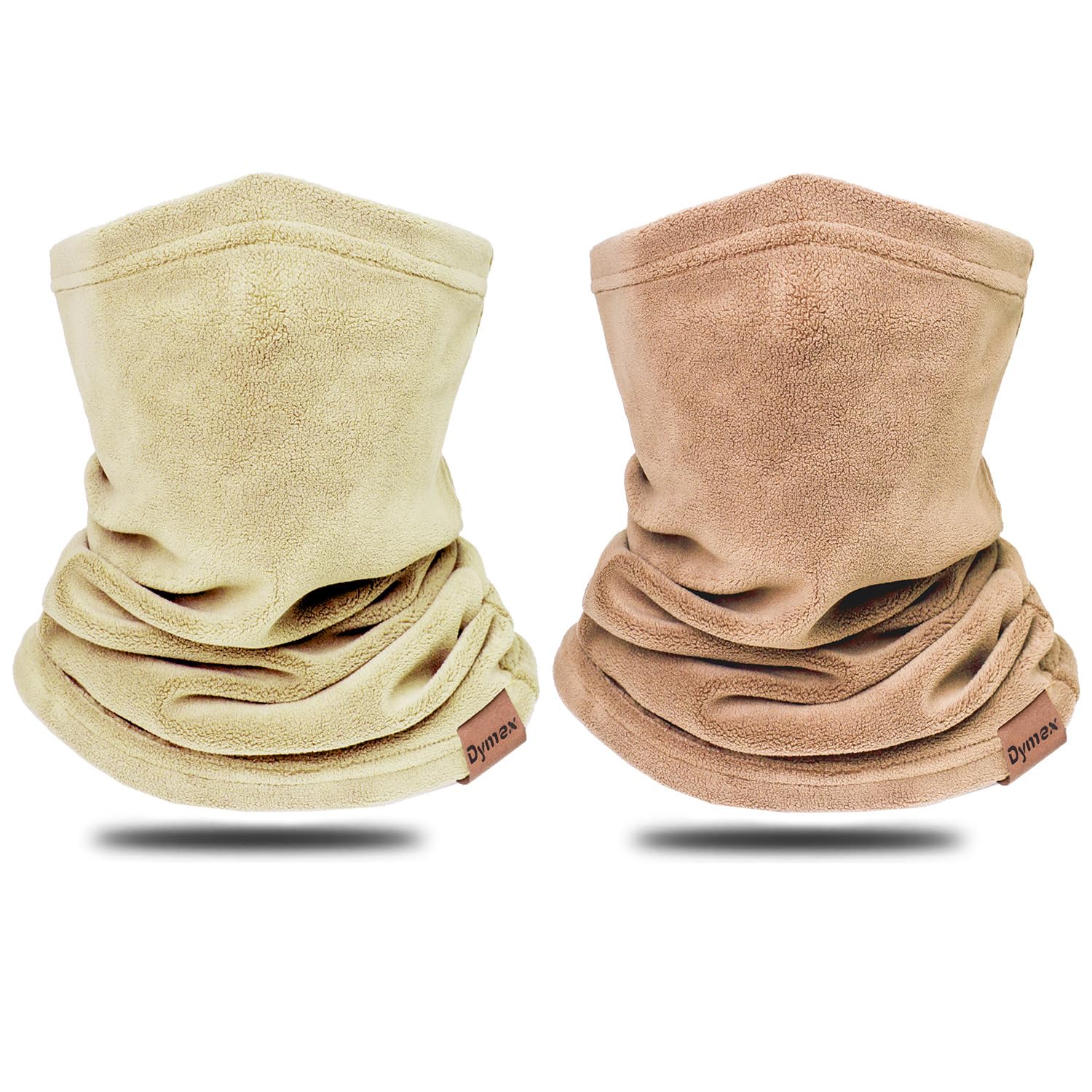 Dymex 2 PCS Kids Neck Warmer Gaiter Winter Fleece Neck Cover Balaclava Windproof Face Cover Mask for Ski Motorcycle