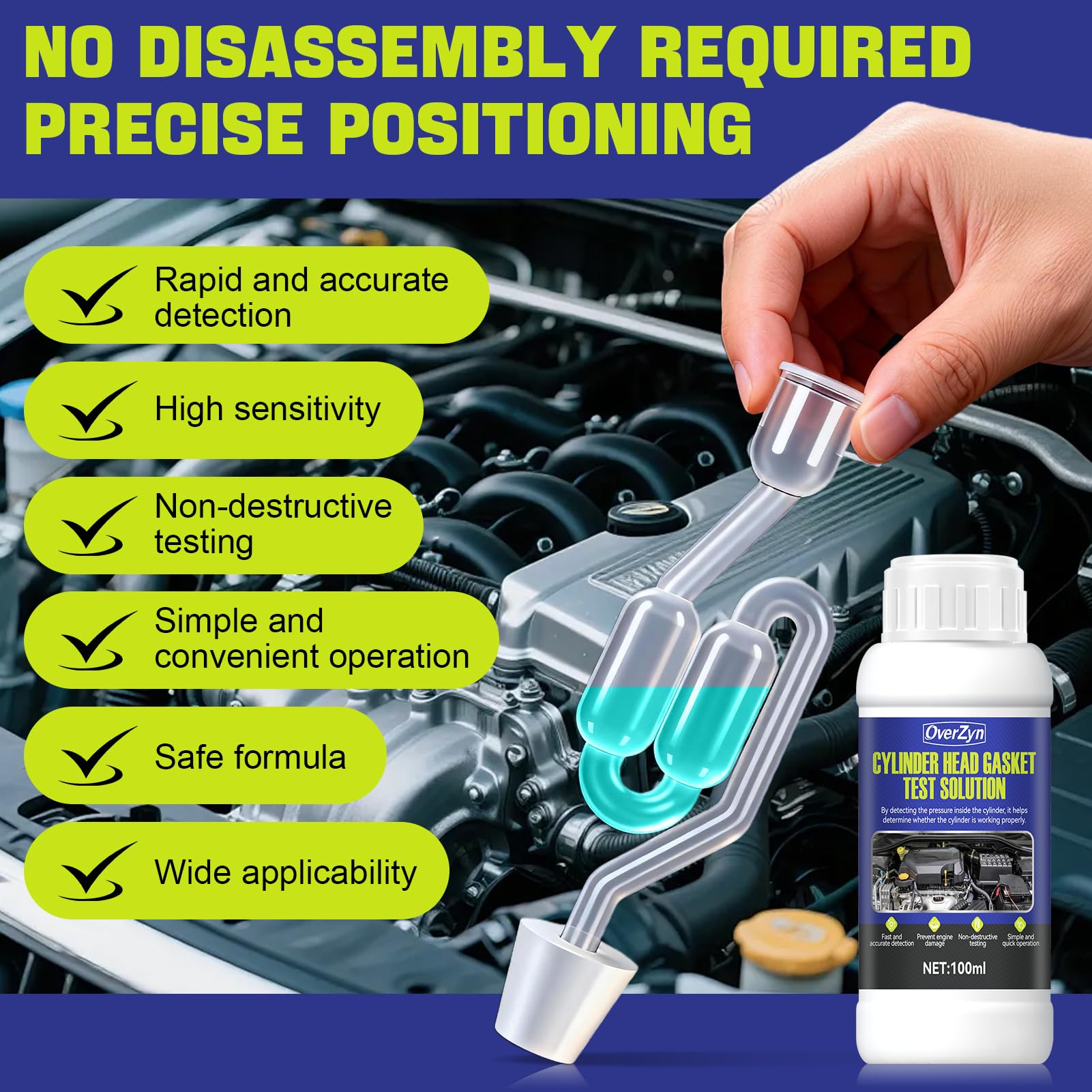Head Gasket Leak Tester - Instant Results -2