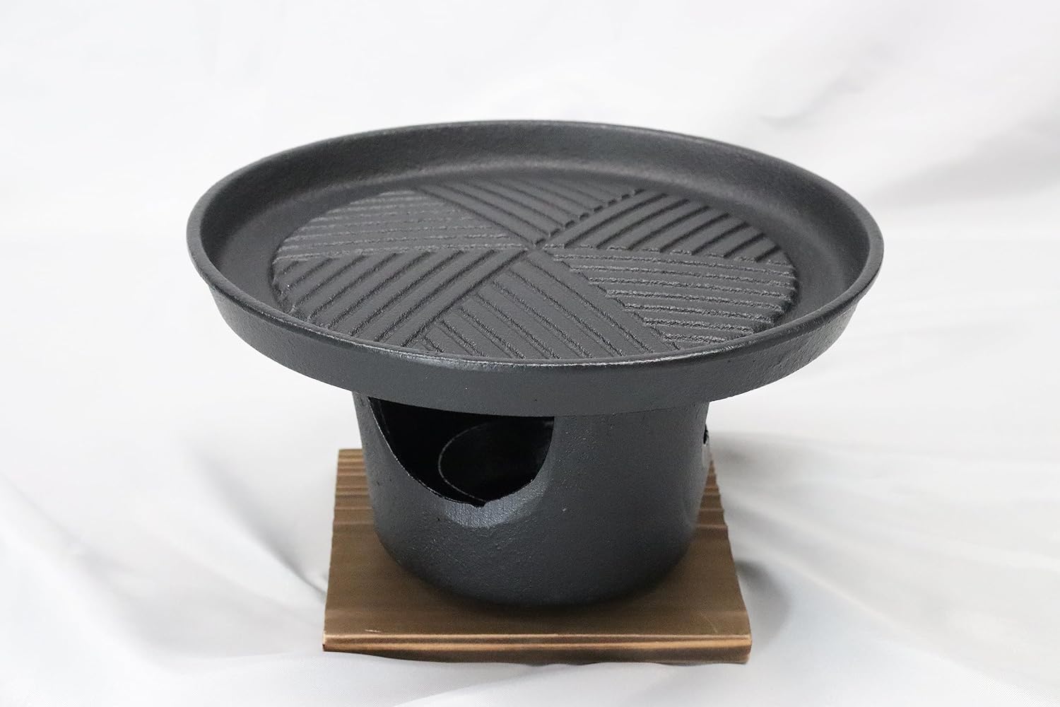 Asahi Cast Iron Steak Grill Pan (Gas, Induction Compatible), Commercial Use