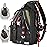 Ghosthorn Fishing Backpack Tackle Sling Bag-Backpack with Rod Holder- Lightweight Tackle Box Fly Fishing Gifts for Men Women (J.Large Black)