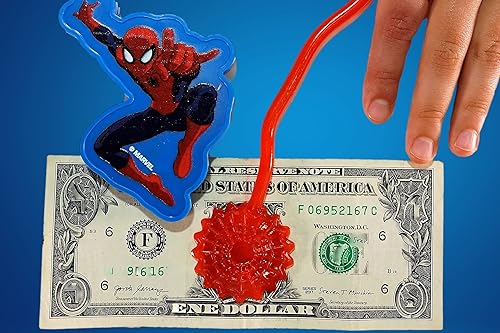 Miniatura 9 de JA-RU Marvel Spiderman & Hulk - Juguetes elásticos para manos adhesivas (paquete de 1 Hulk) Manos elásticas de superhéroes. Suministros de juguetes