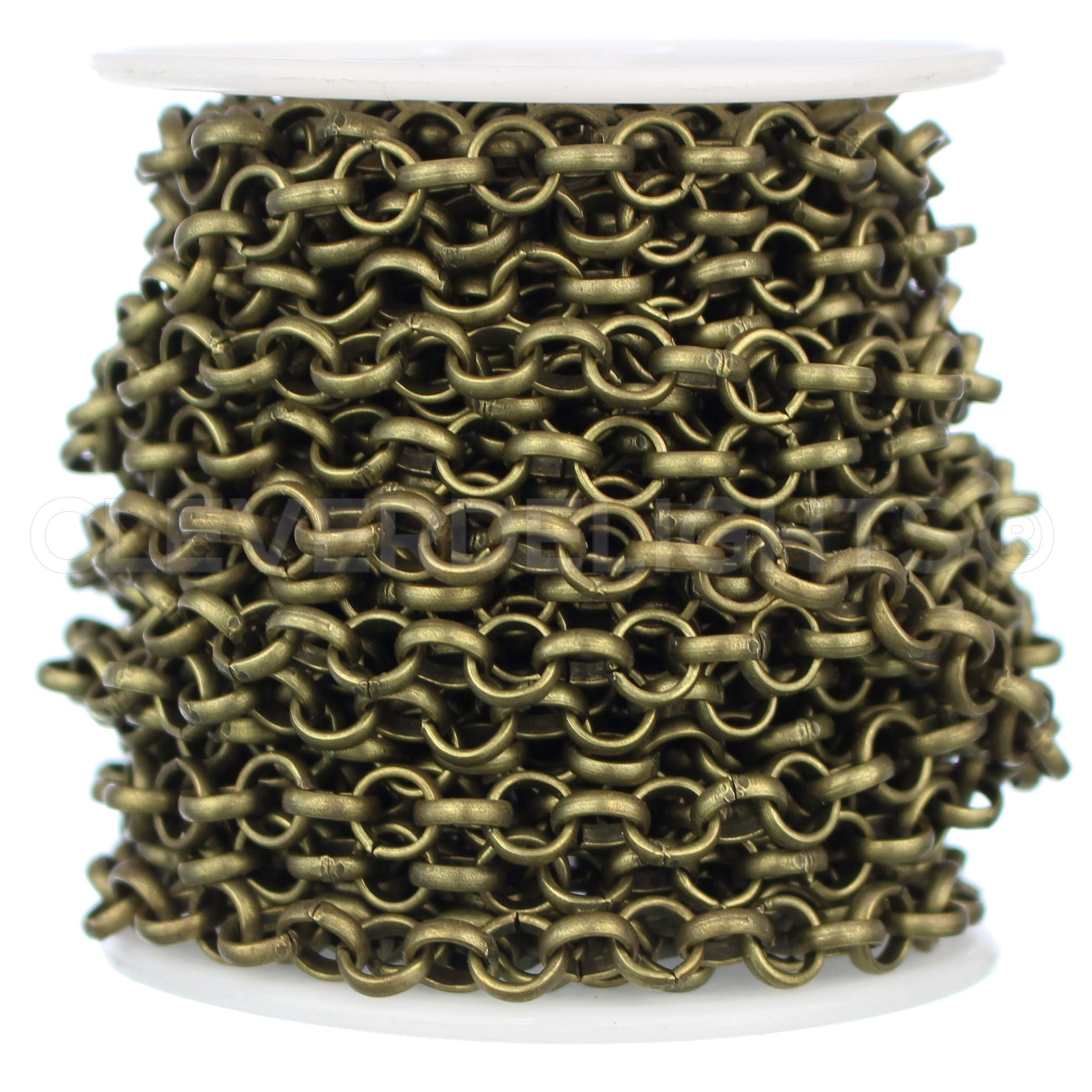 CleverDelights Bulk Rolo Chain - 1/4