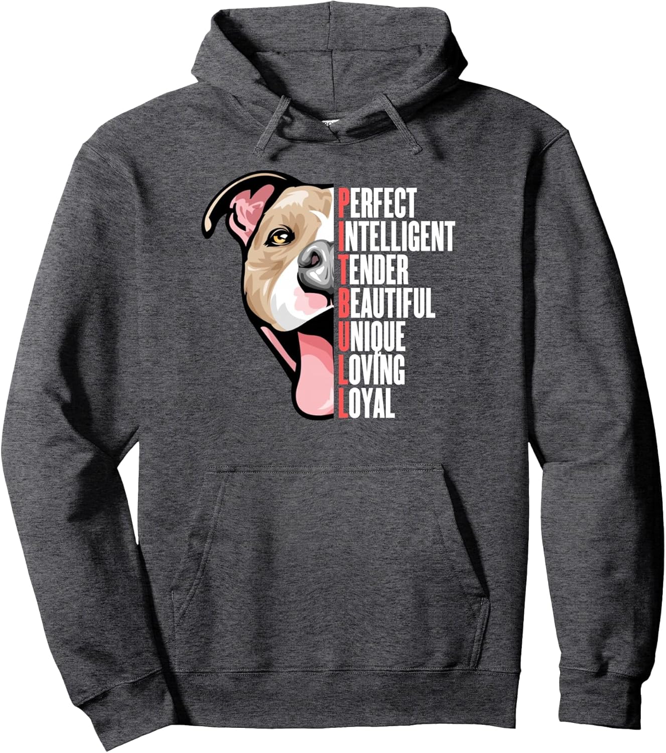 Pitbull Proud Pitbull Owners Top Men Women Kids Pullover Hoodie