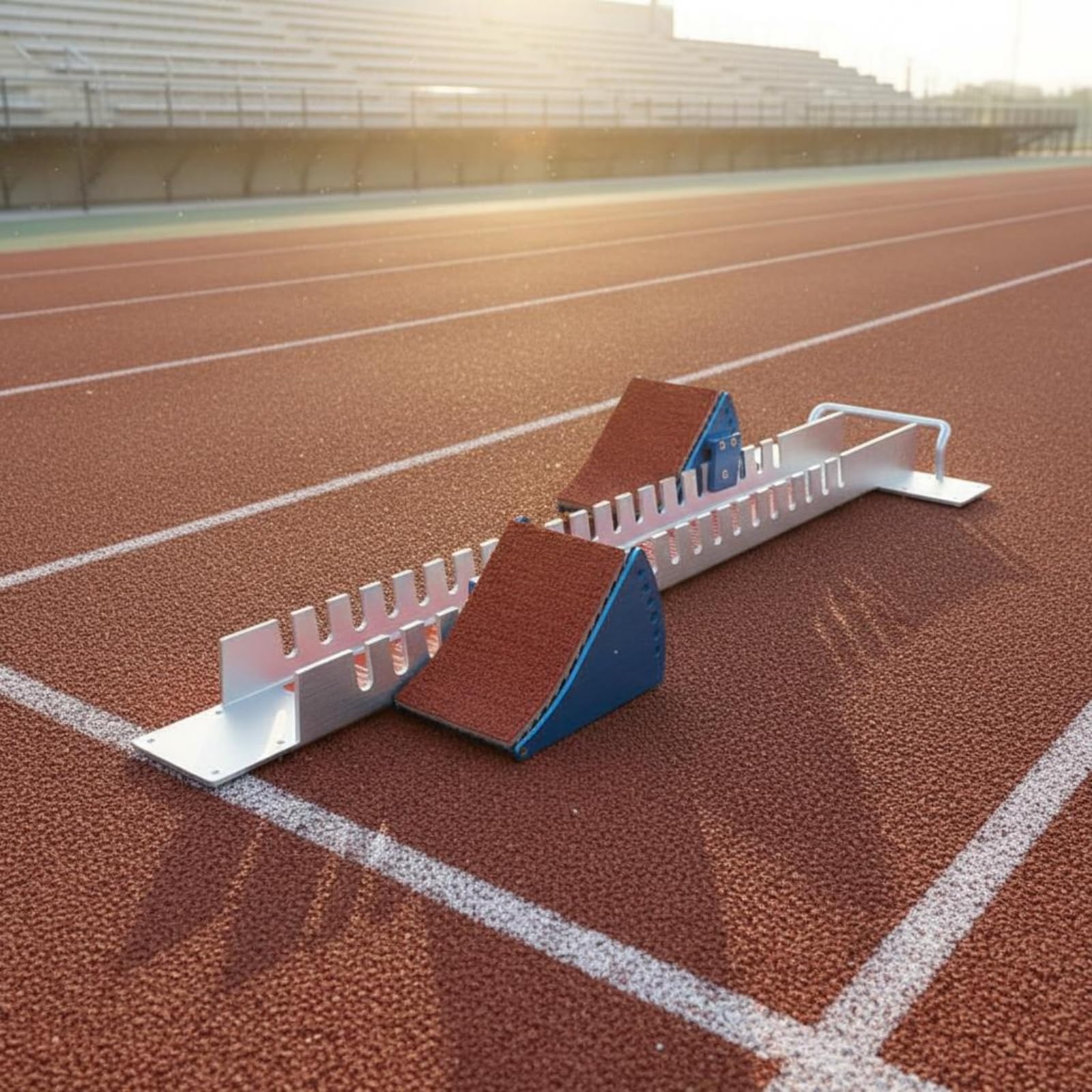 Blocco di Partenza Regolabile Antiscivolo Starting Block Regolabile Robusto Attrezzatura Sportiva per Gara