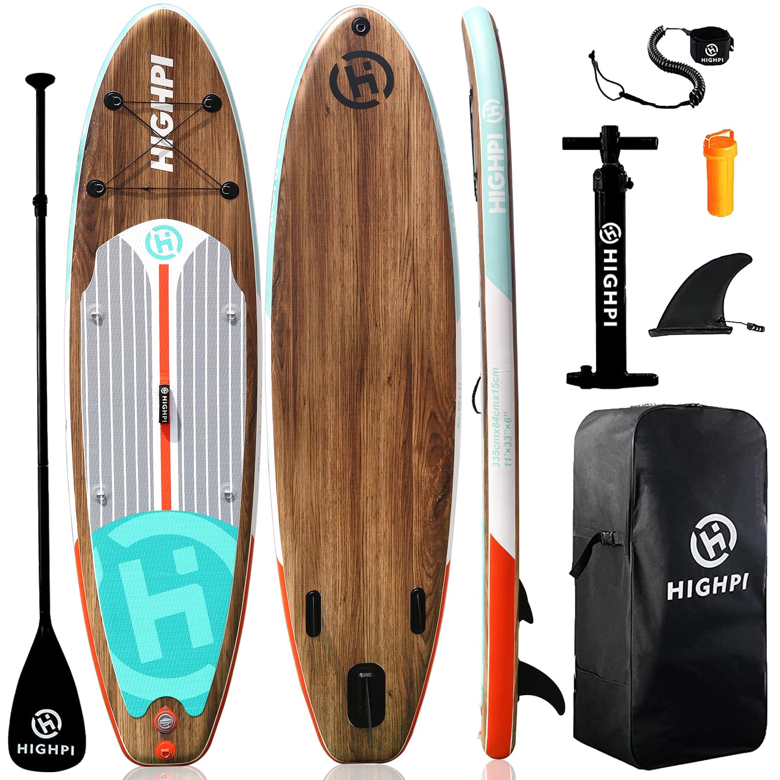 Photo 1 of Highpi 11ft Inflatable Stand Up Paddle Board